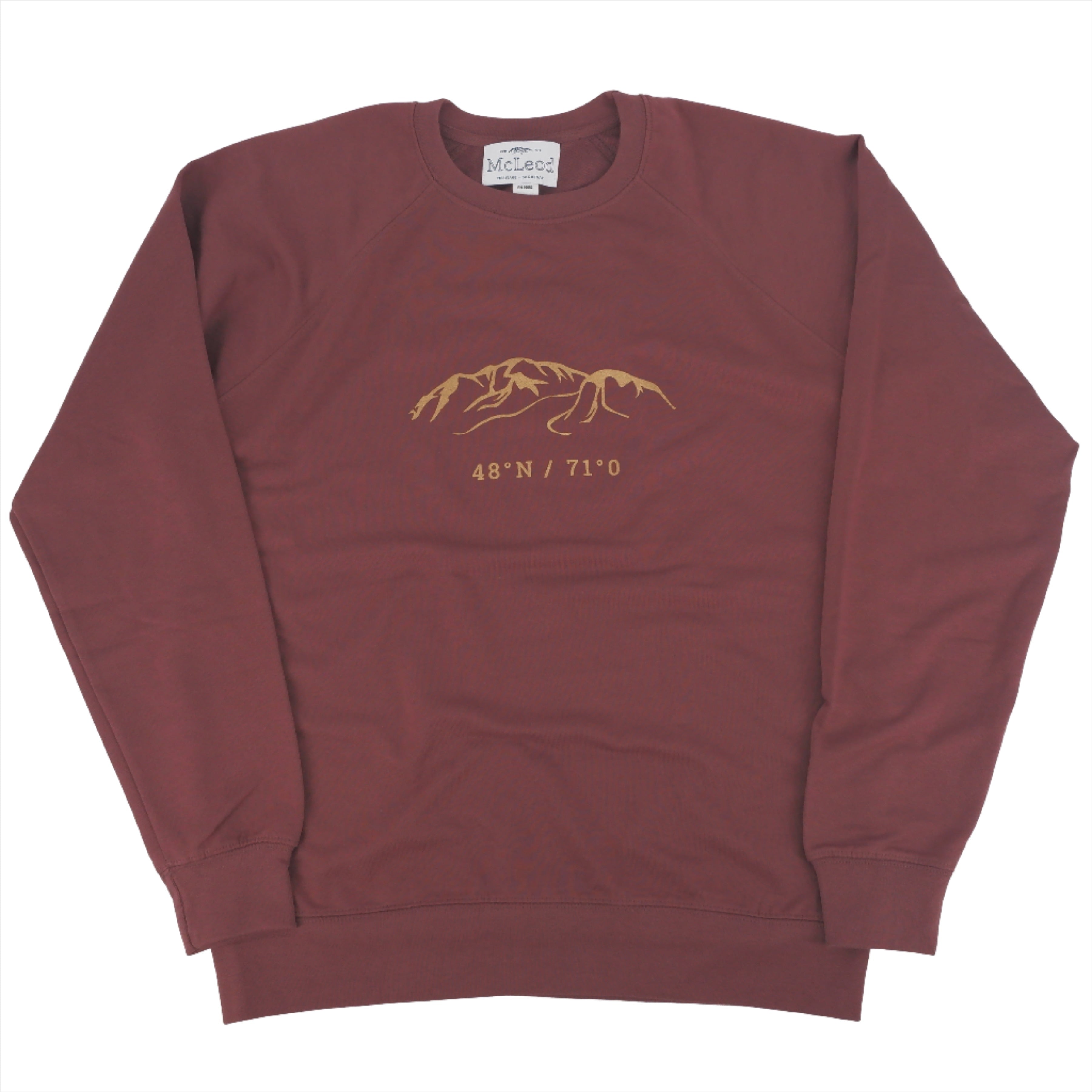 Pull de coton Evans iconique bordeau