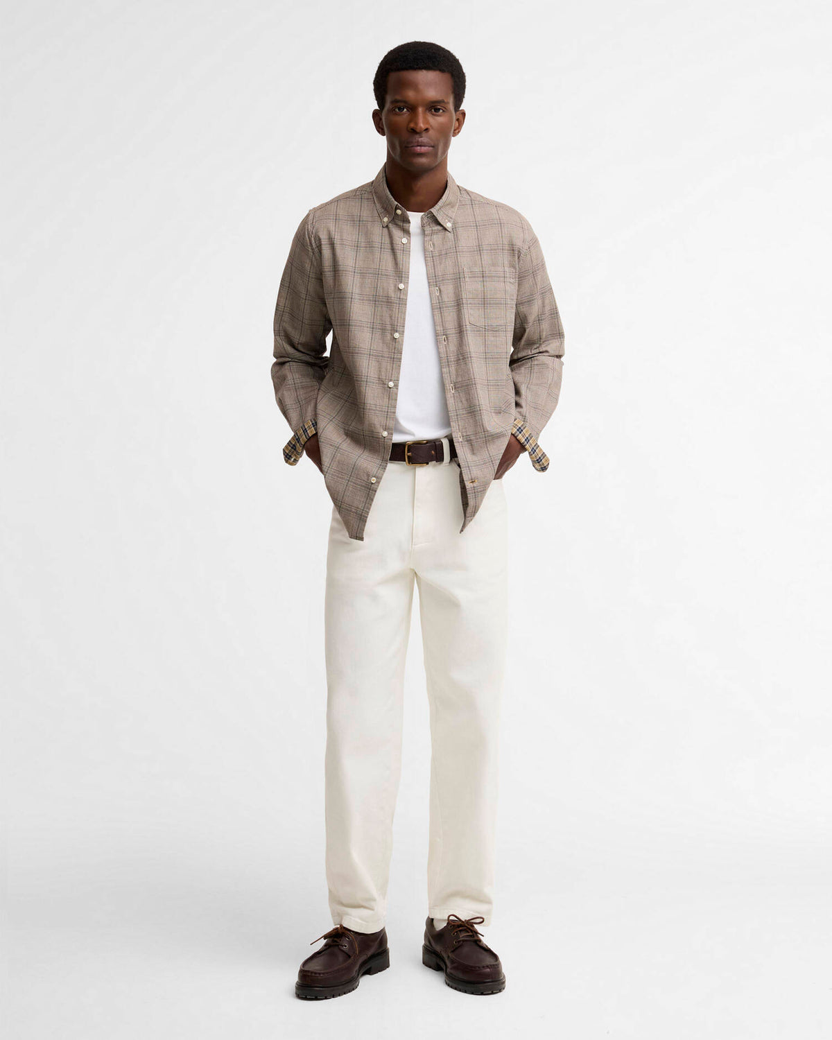 Chemise Franklin motif Prince-de-Galles