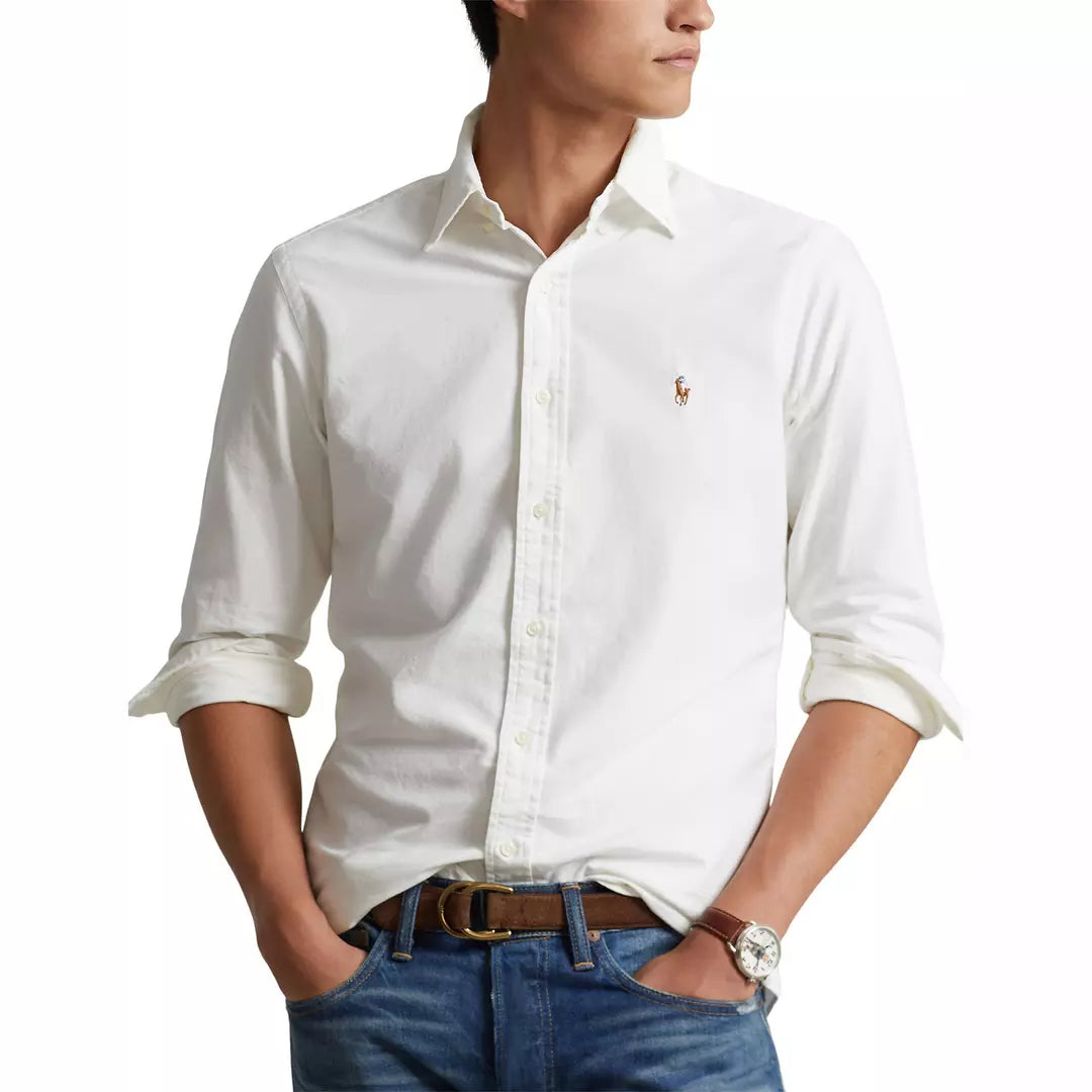 Chemise oxford blanche classique RL
