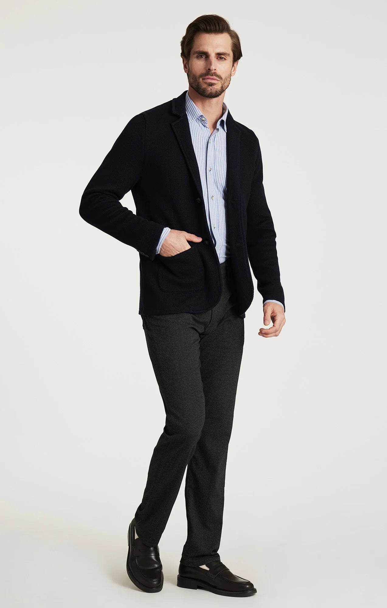 Veston blazer de coton