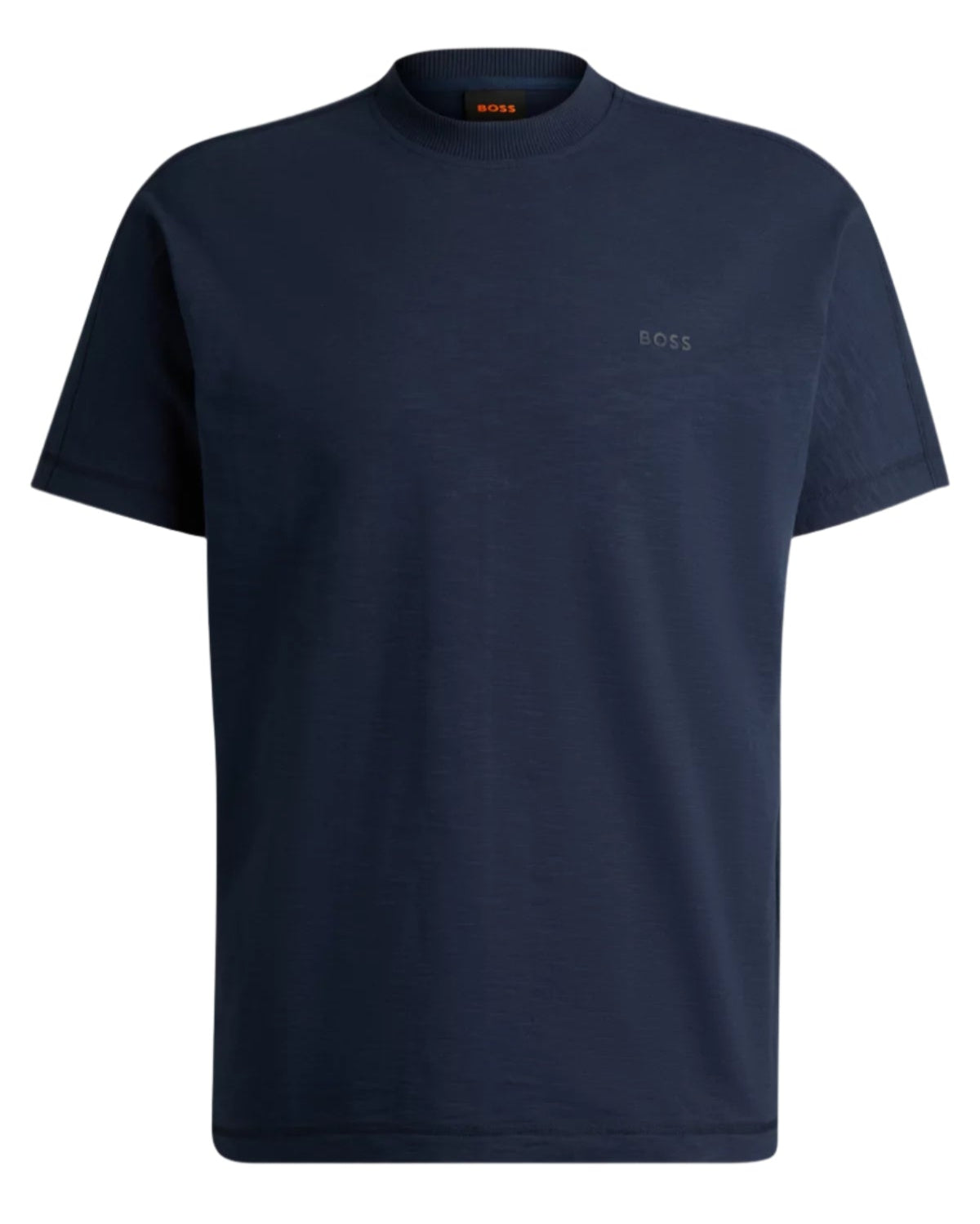 T-shirt de coton piqué épais Boss