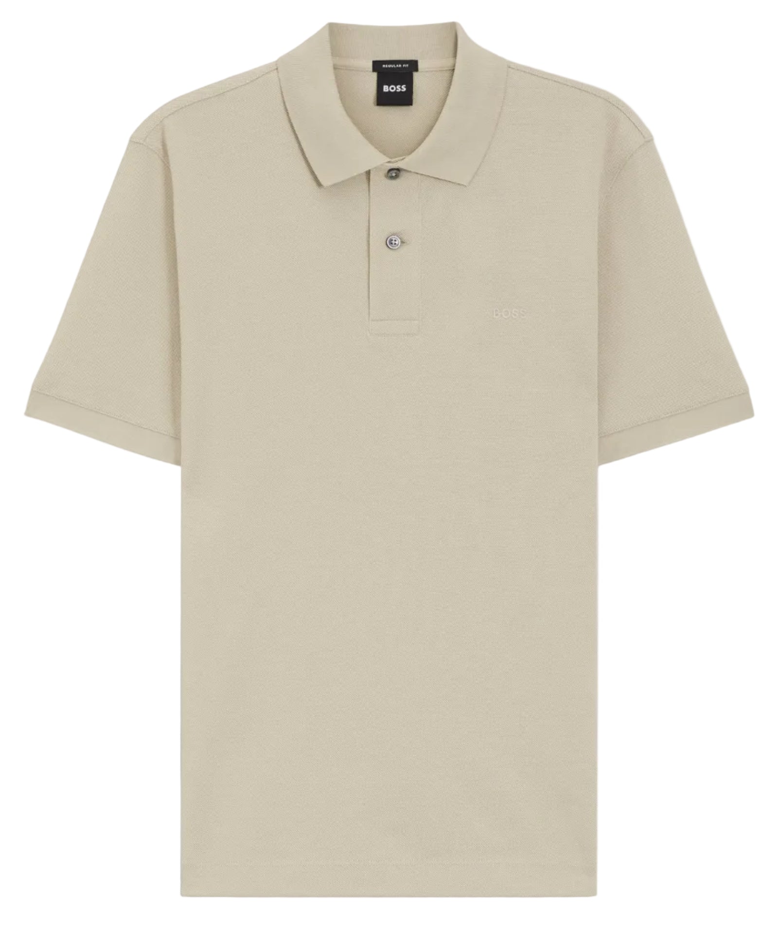 Polo piqué beige