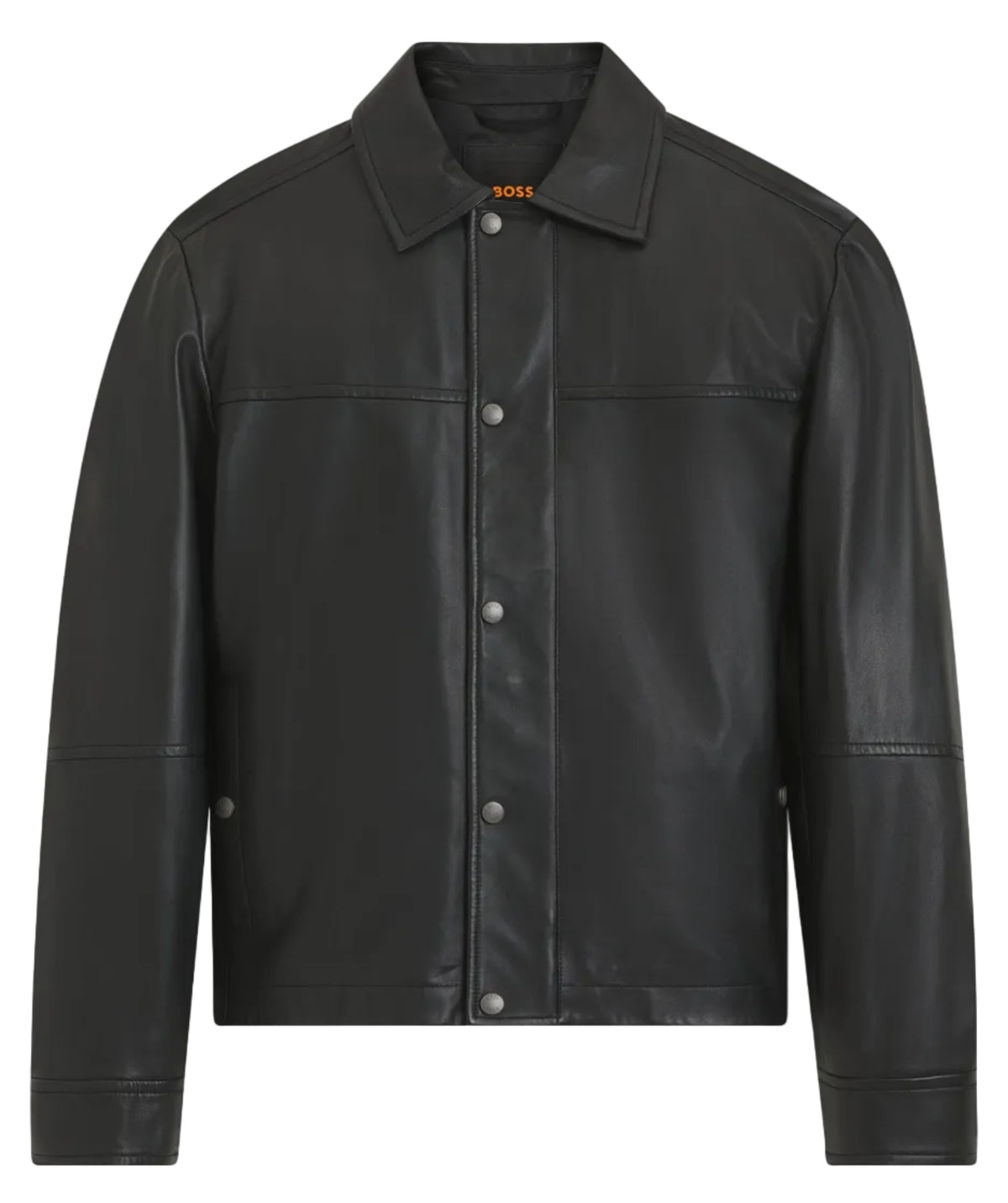 Veste de cuir Nappa Joban noir