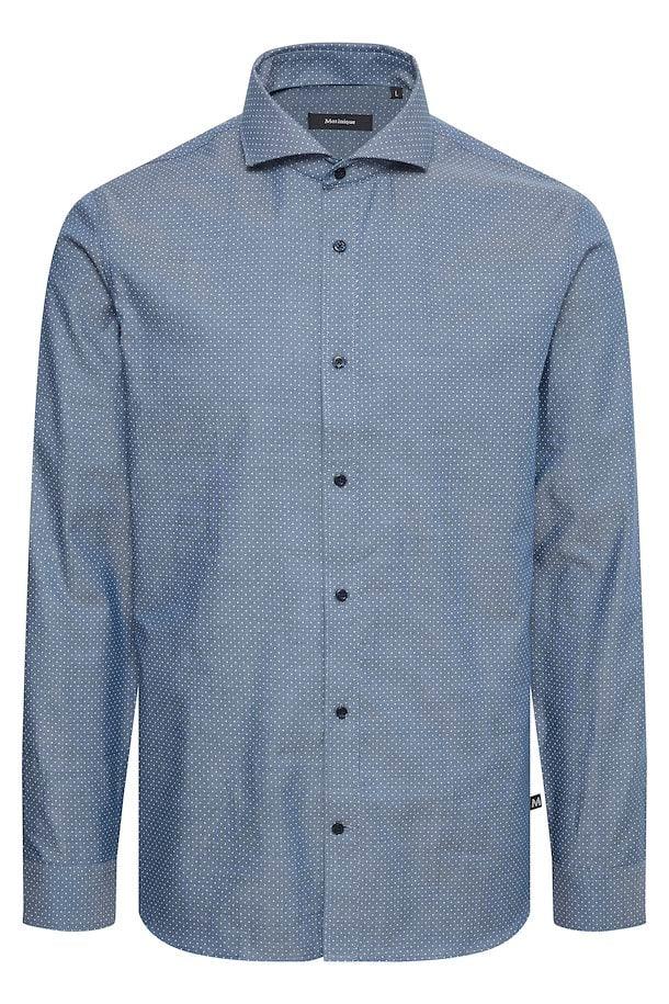 Laflamme- Chemise bleu à mini motifs - Matinique