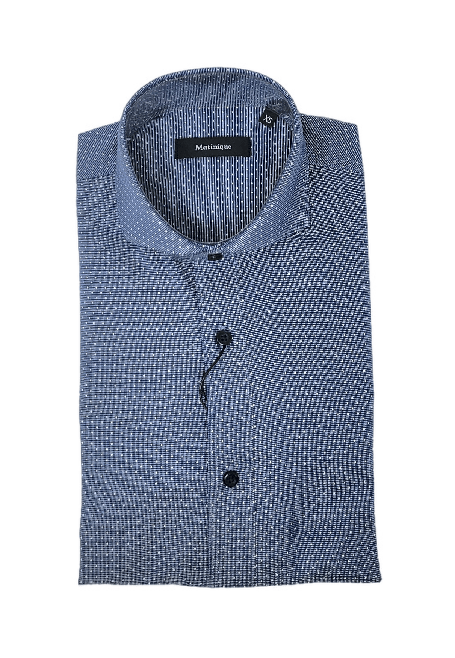 Laflamme- Chemise bleu à mini motifs - Matinique