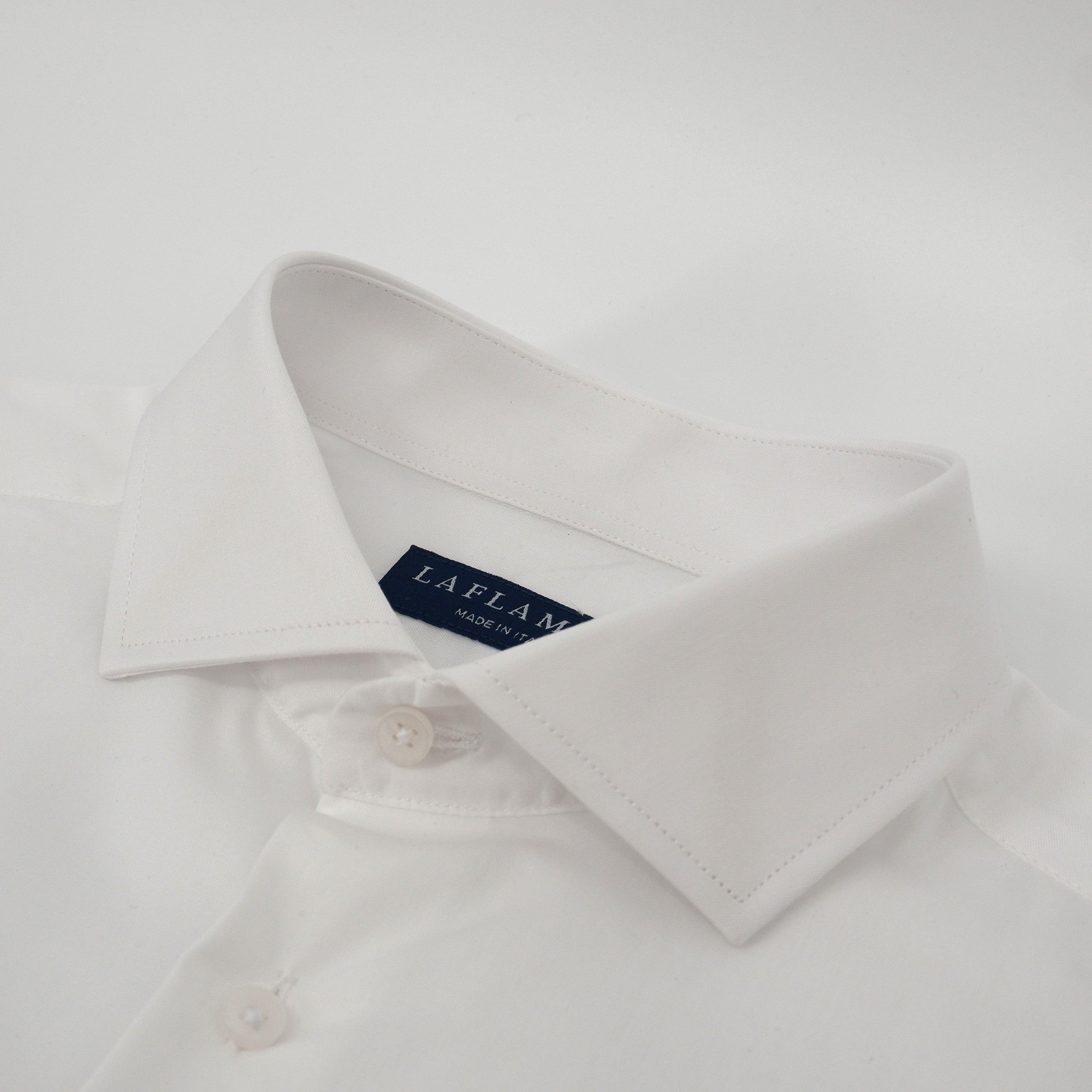 Laflamme- Chemise de poplin blanche - Laflamme & cie