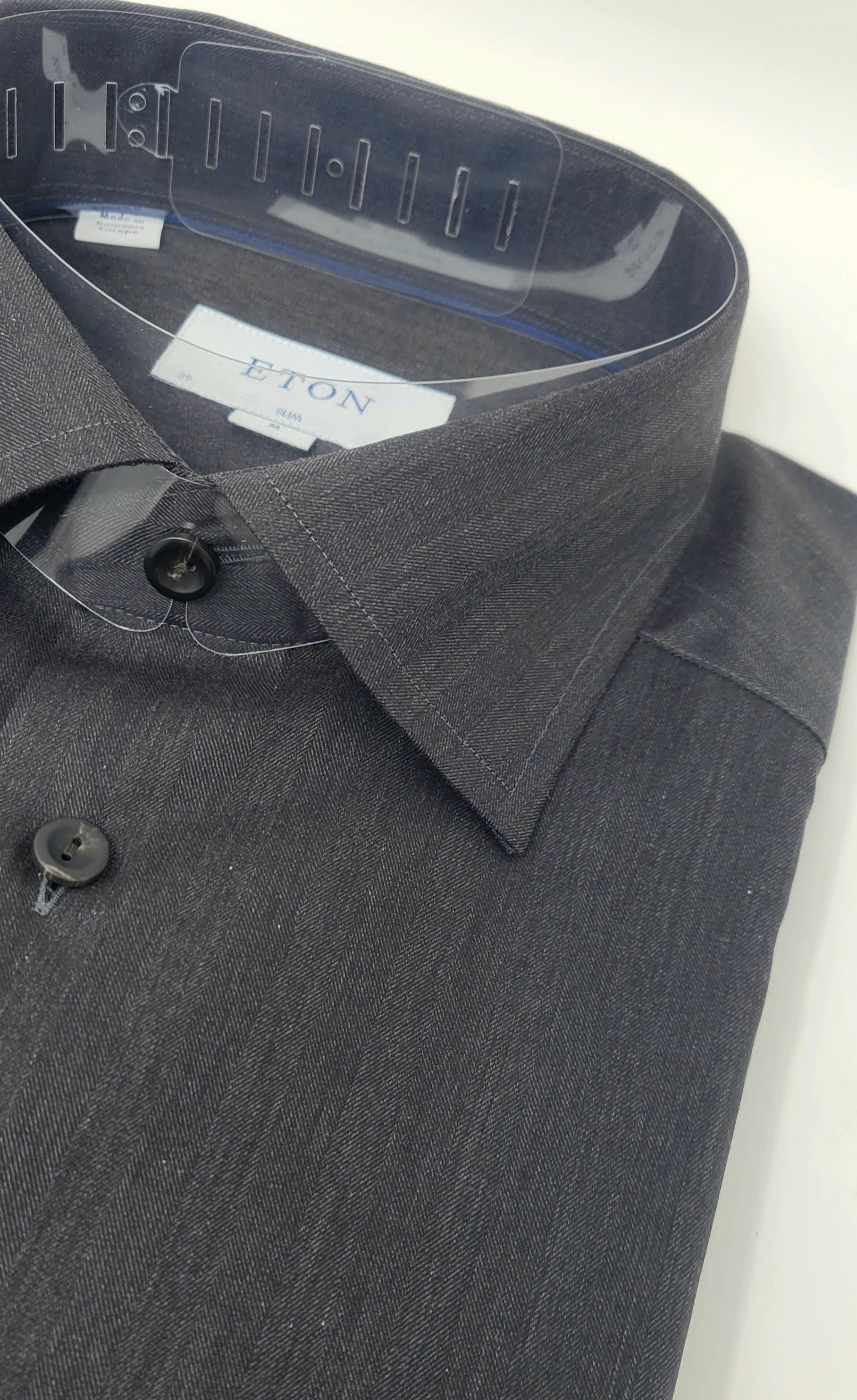 Laflamme- Chemise noir chinée - Eton