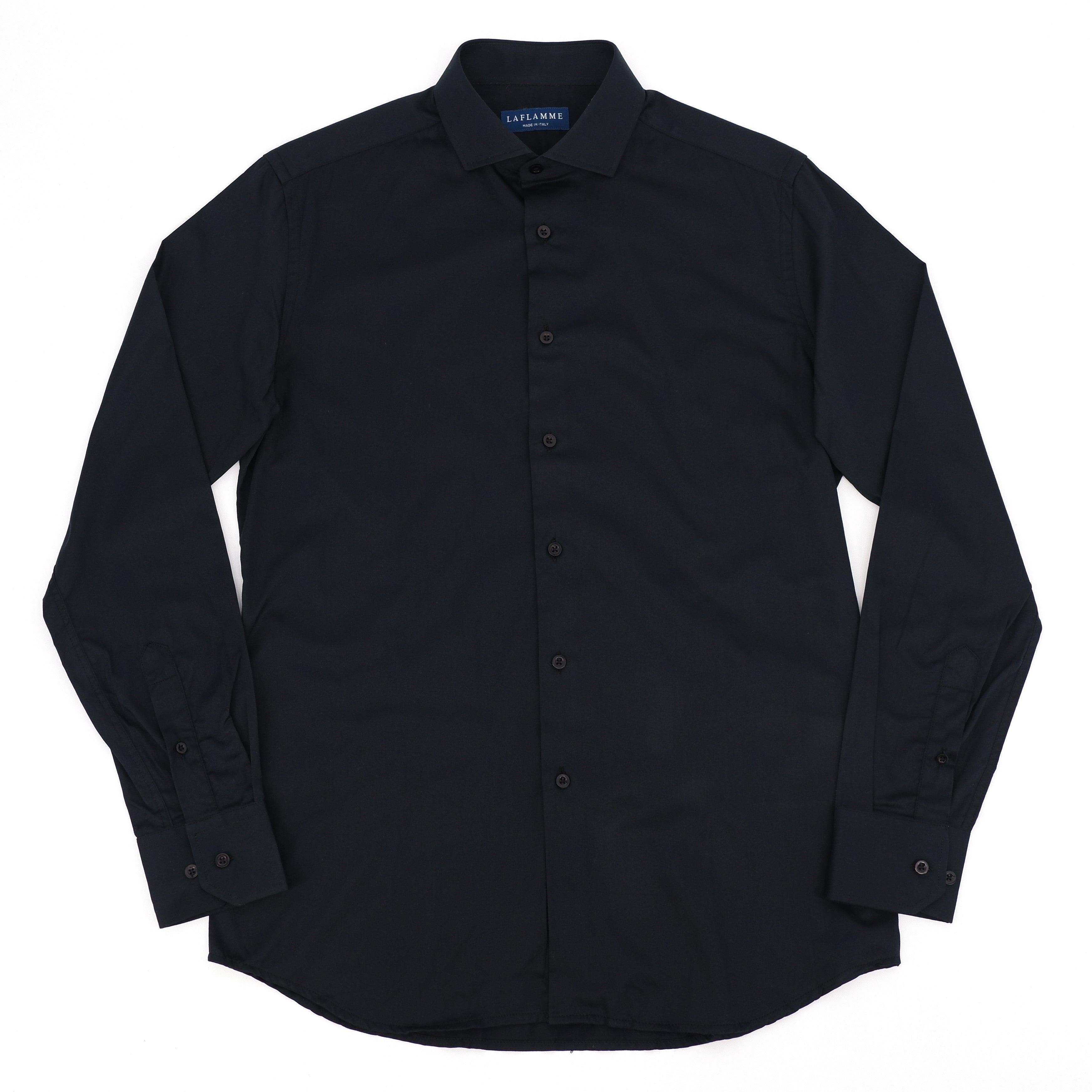 Laflamme- Chemise Perennial de poplin noir - Laflamme & cie