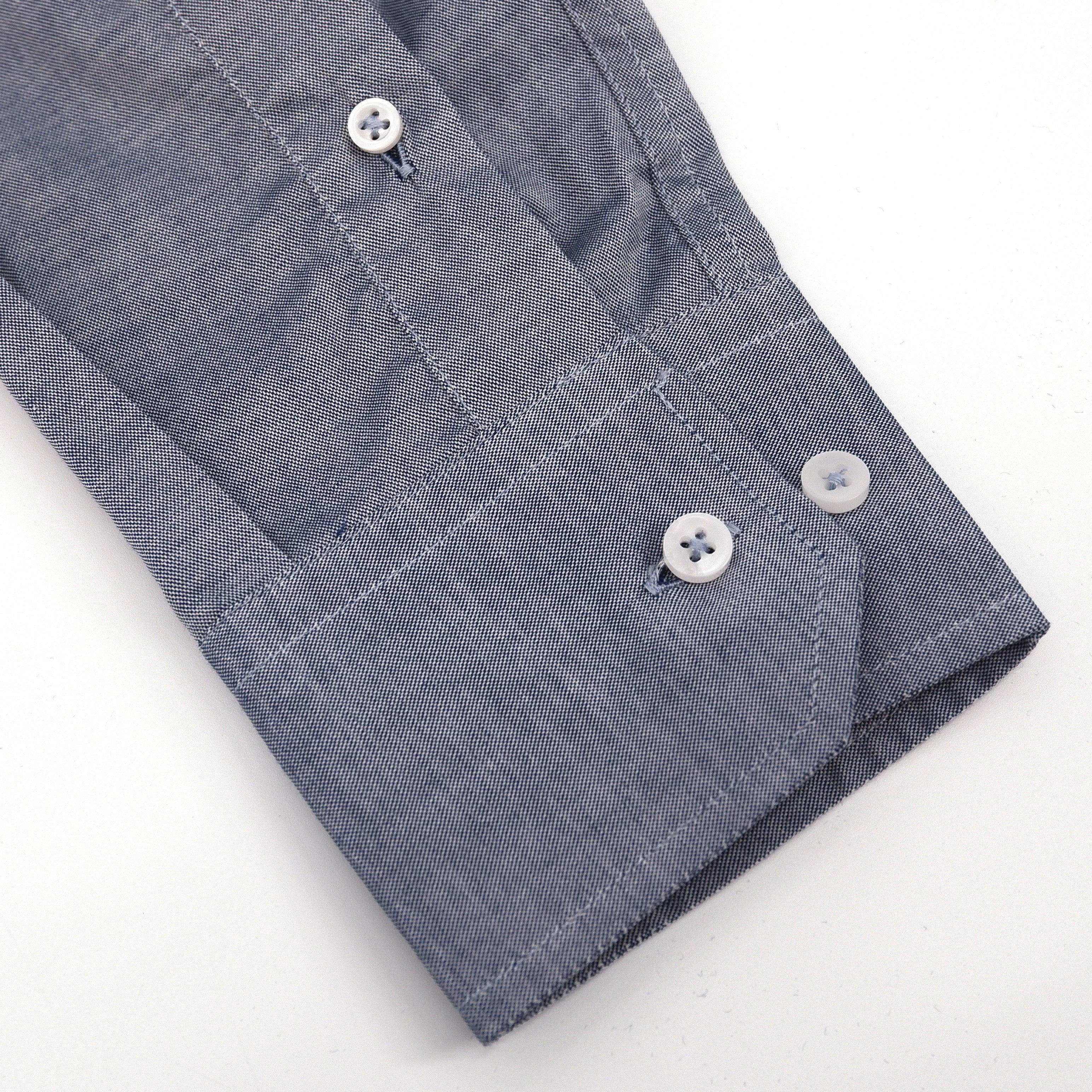 Laflamme- Chemise Perrenial bleu chinée - Laflamme & cie