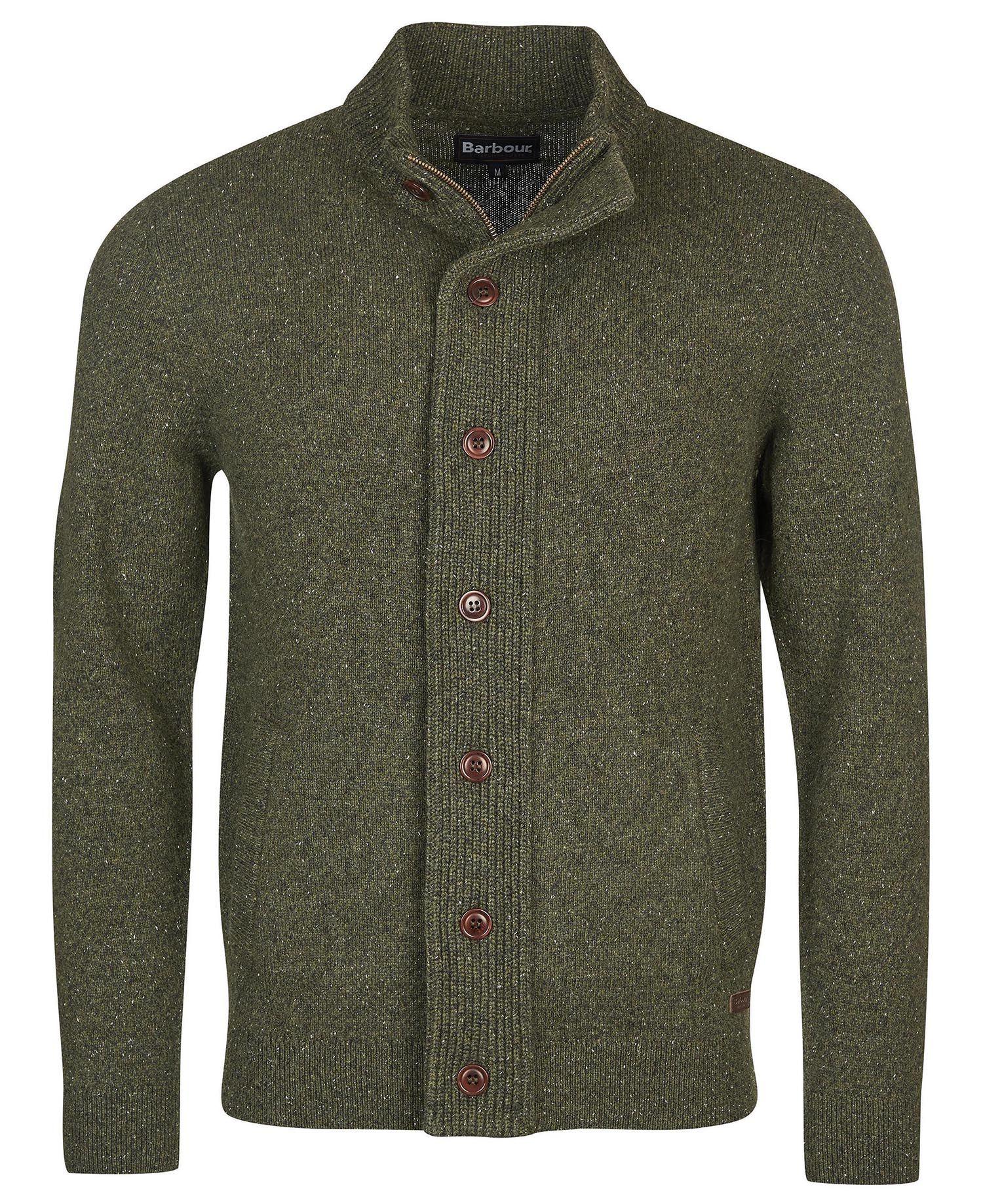 Laflamme- Pull cardigan en laine et cachemire - Barbour