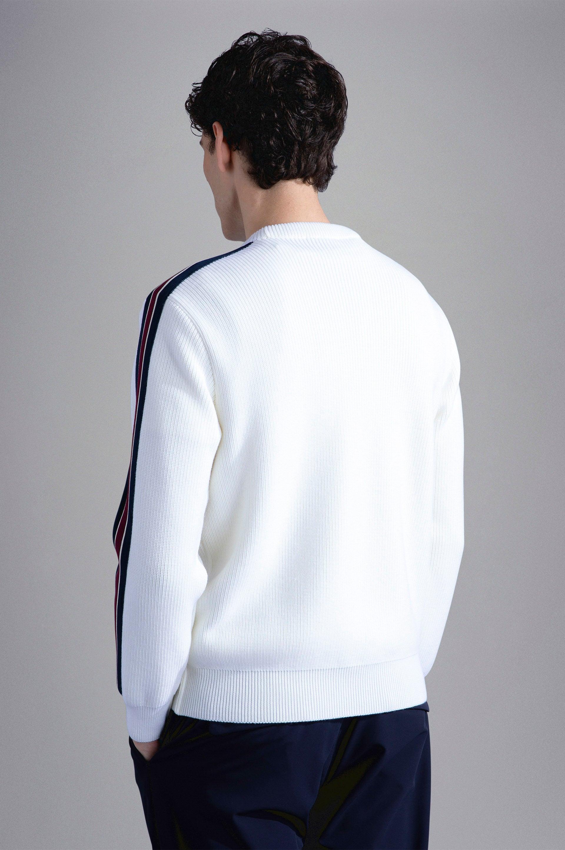 Laflamme- Pull de laine vierge de luxe avec contraste - Paul & Shark