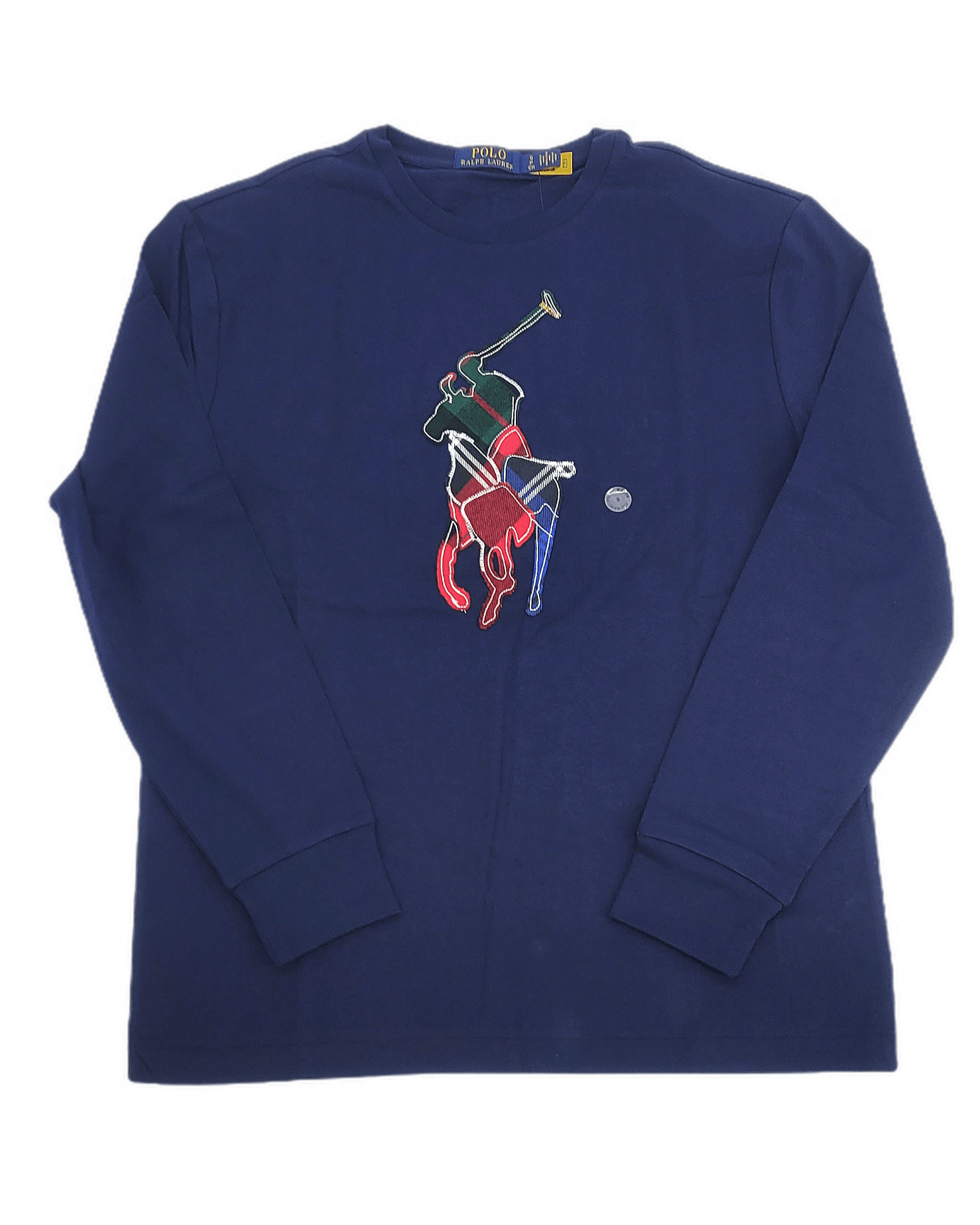 Laflamme- T-shirt à manches longues avec logo des fêtes - Ralph lauren