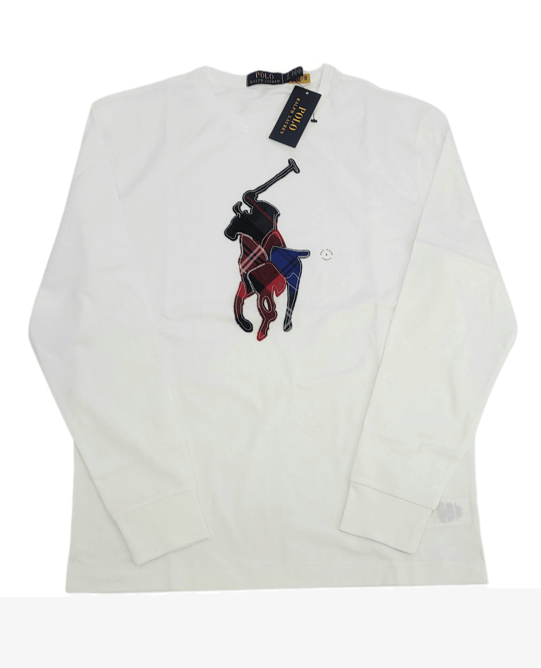 Laflamme- T-shirt à manches longues avec logo des fêtes - Ralph lauren
