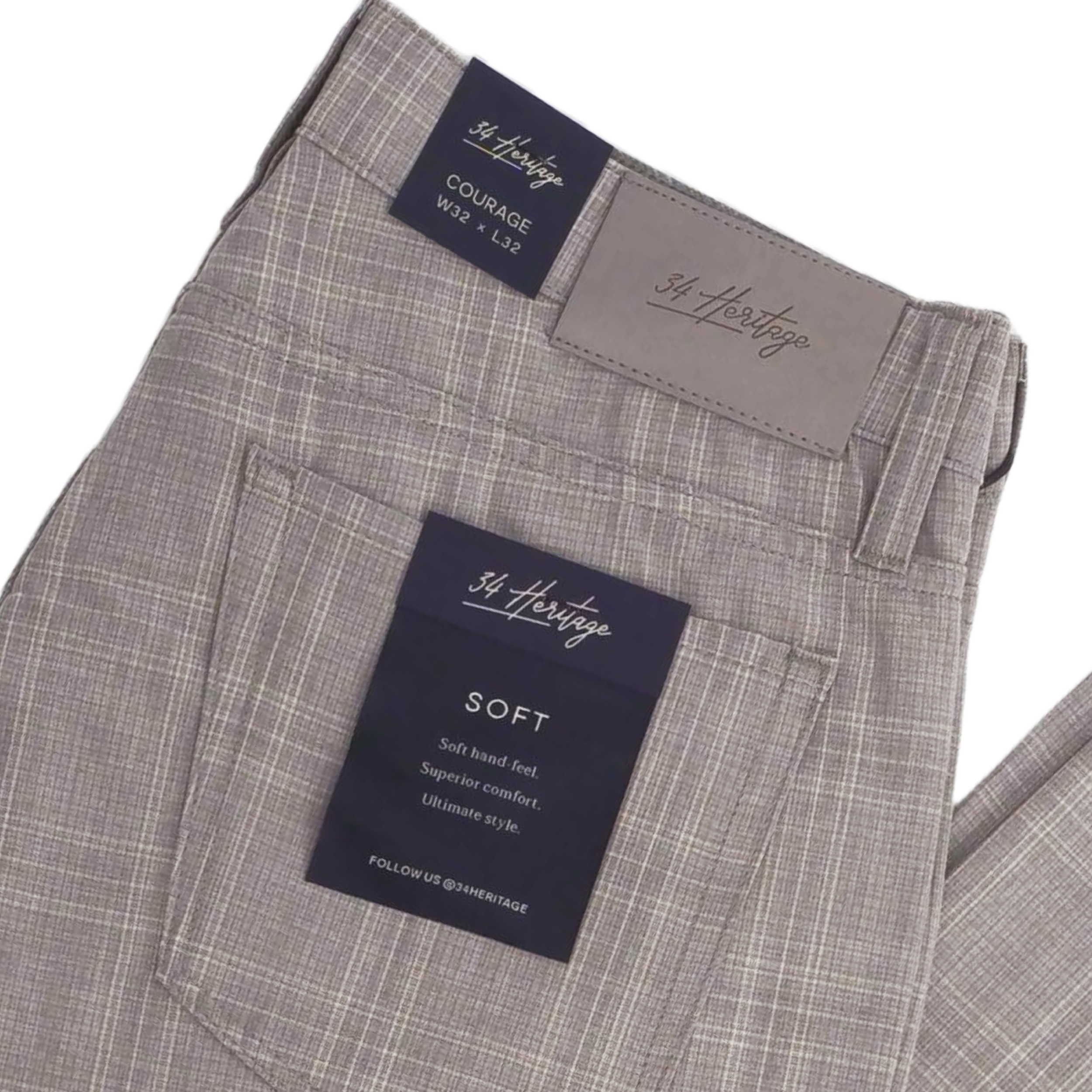 Jeans extensibles à motifs