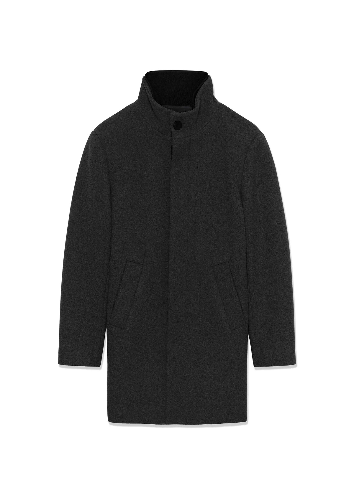 Manteau d’hiver Harvey Héritage en laine mélangée Charcoal