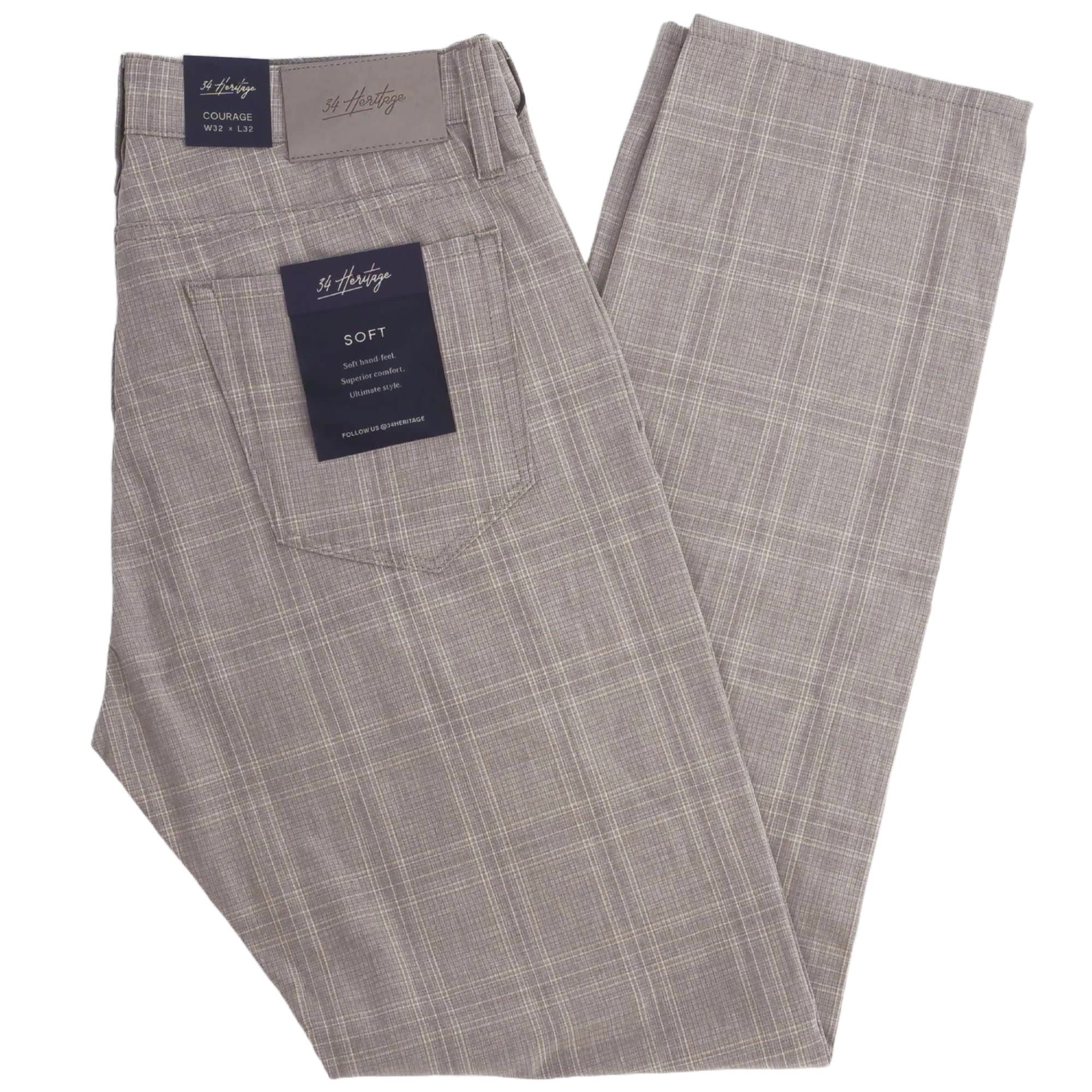 Jeans extensibles à motifs