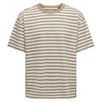 T-shirt de coton épais ligné