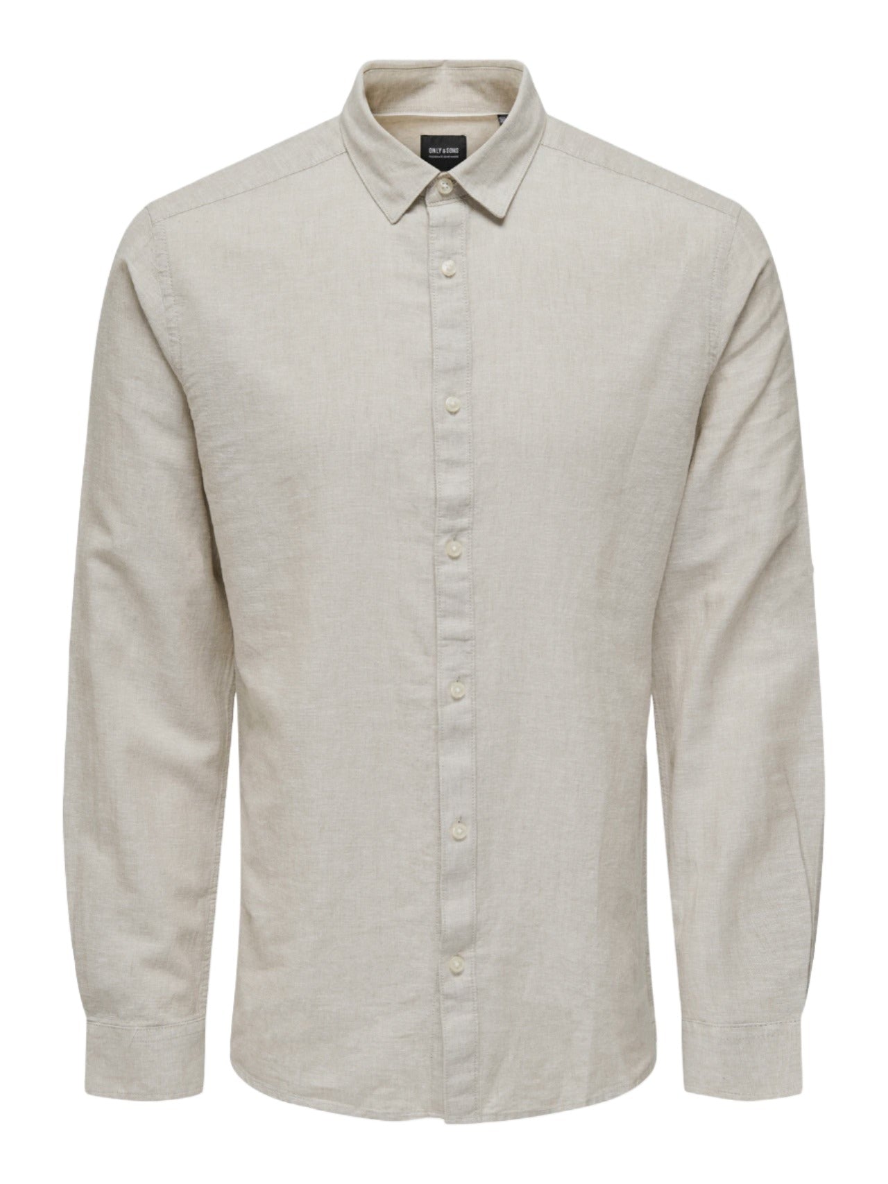 Chemise de lin manches longue Chinchilla