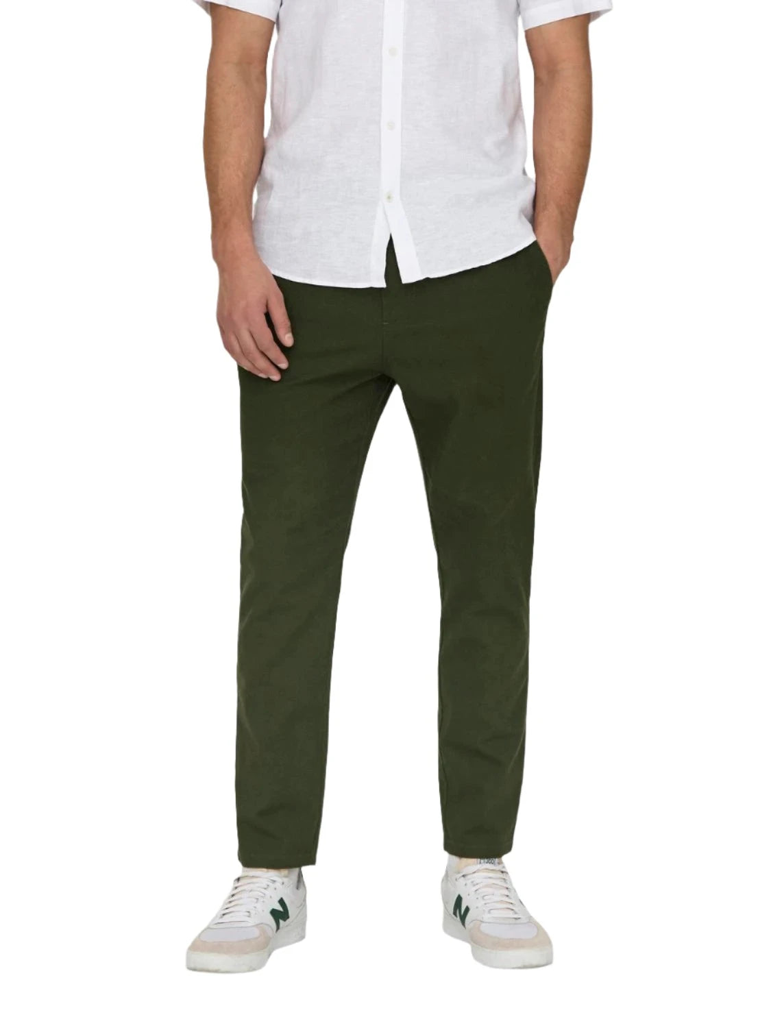 Pantalon de coton et lin d'été