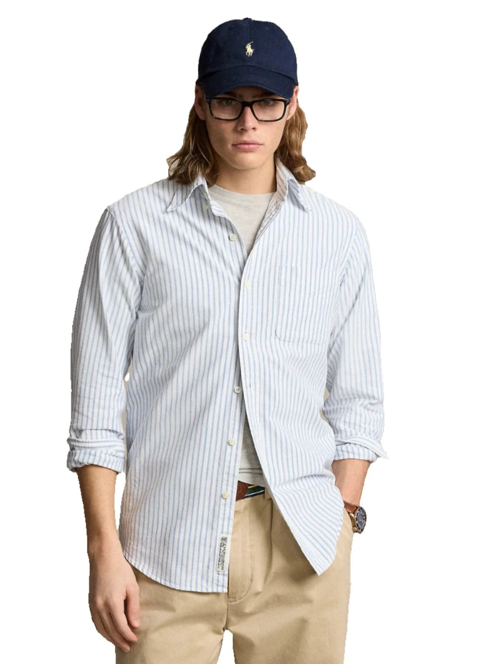 Chemise en oxford rayée originale