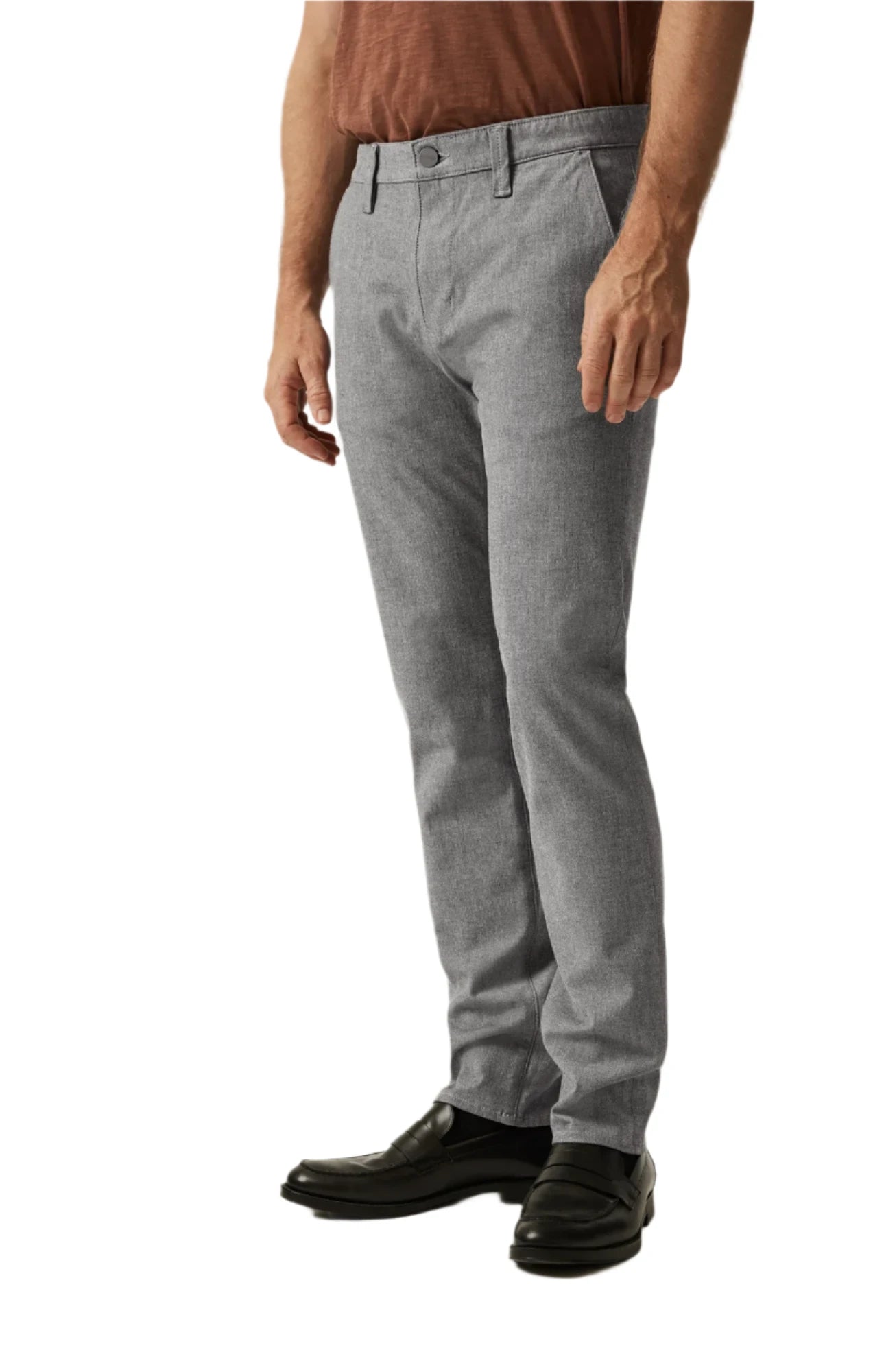 Pantalon chino gris