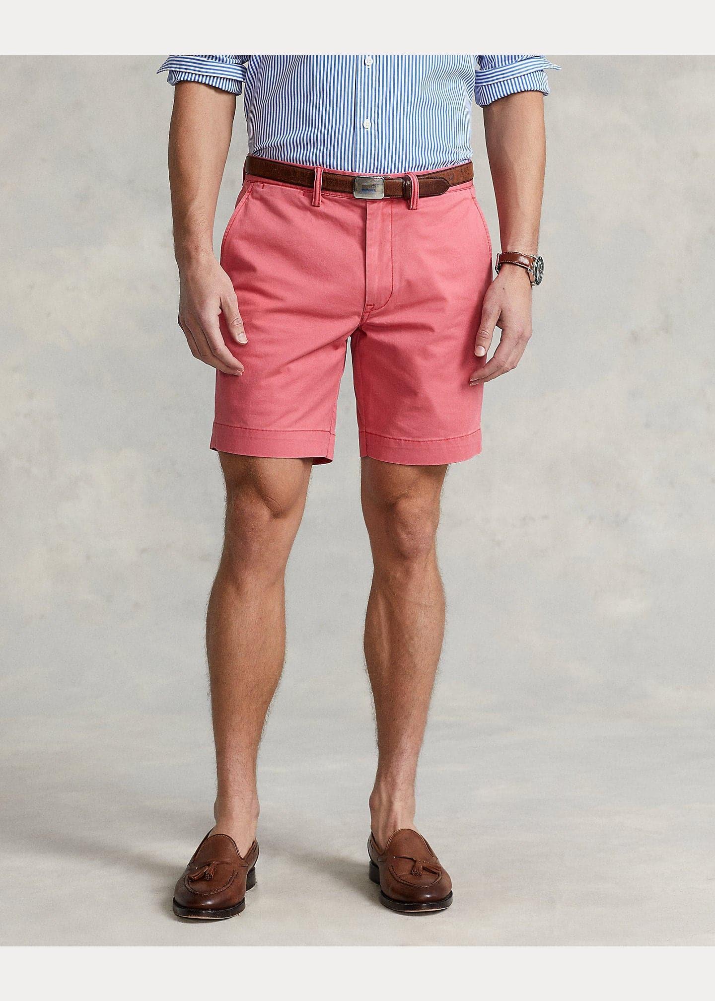 Laflamme- Bermuda en coton rose - Ralph lauren