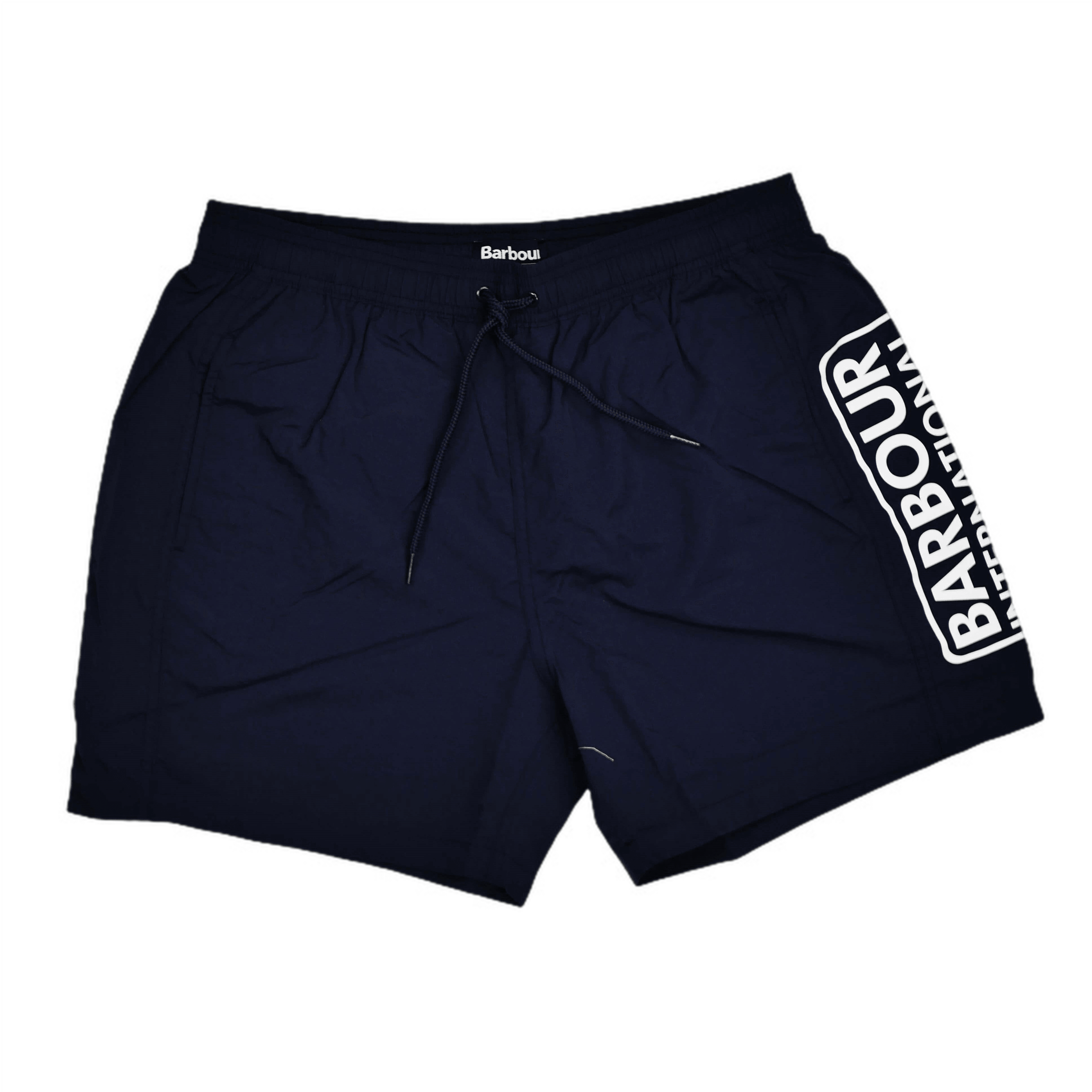 Laflamme- Bermuda maillot de plage noir - Barbour