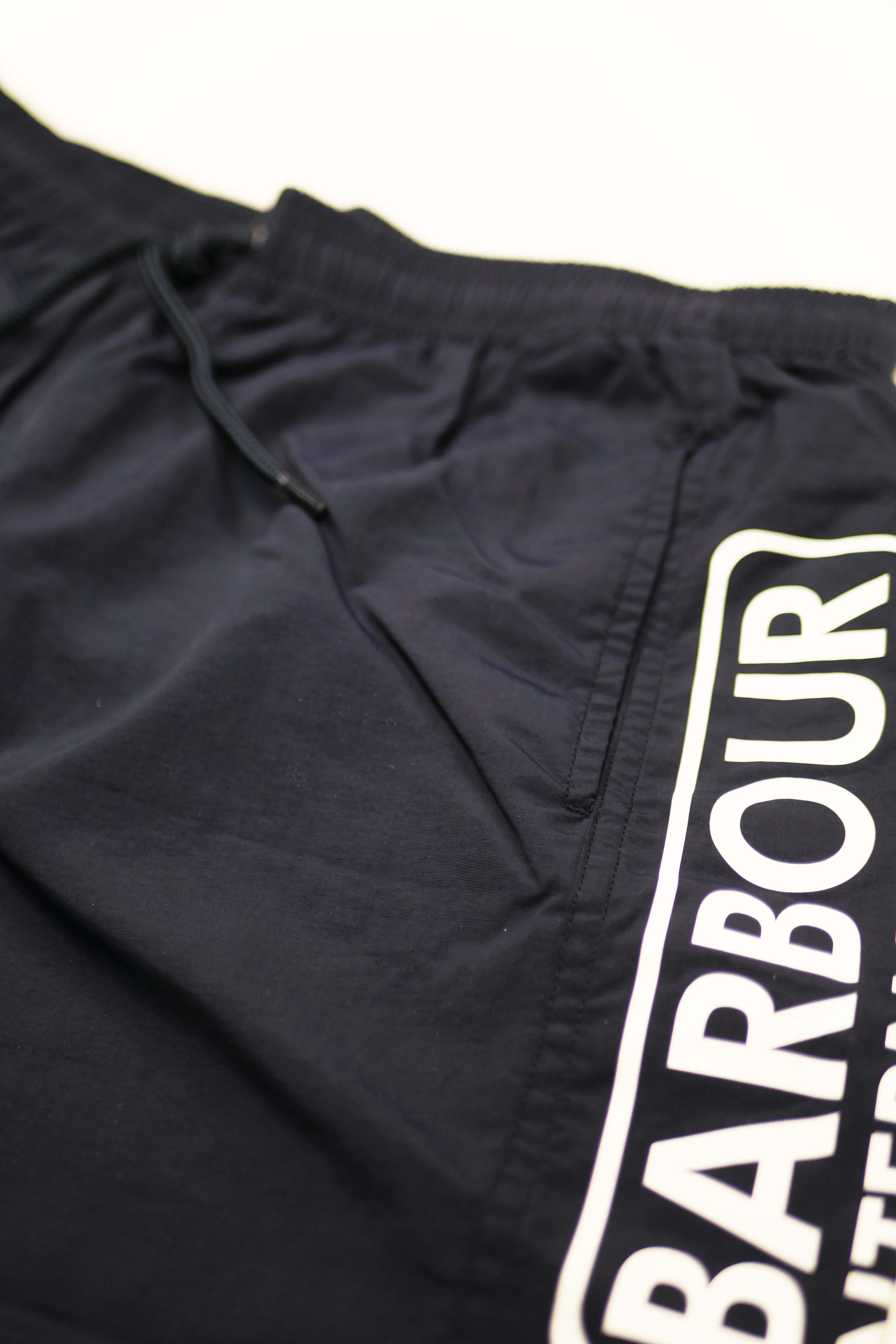 Laflamme- Bermuda maillot de plage noir - Barbour