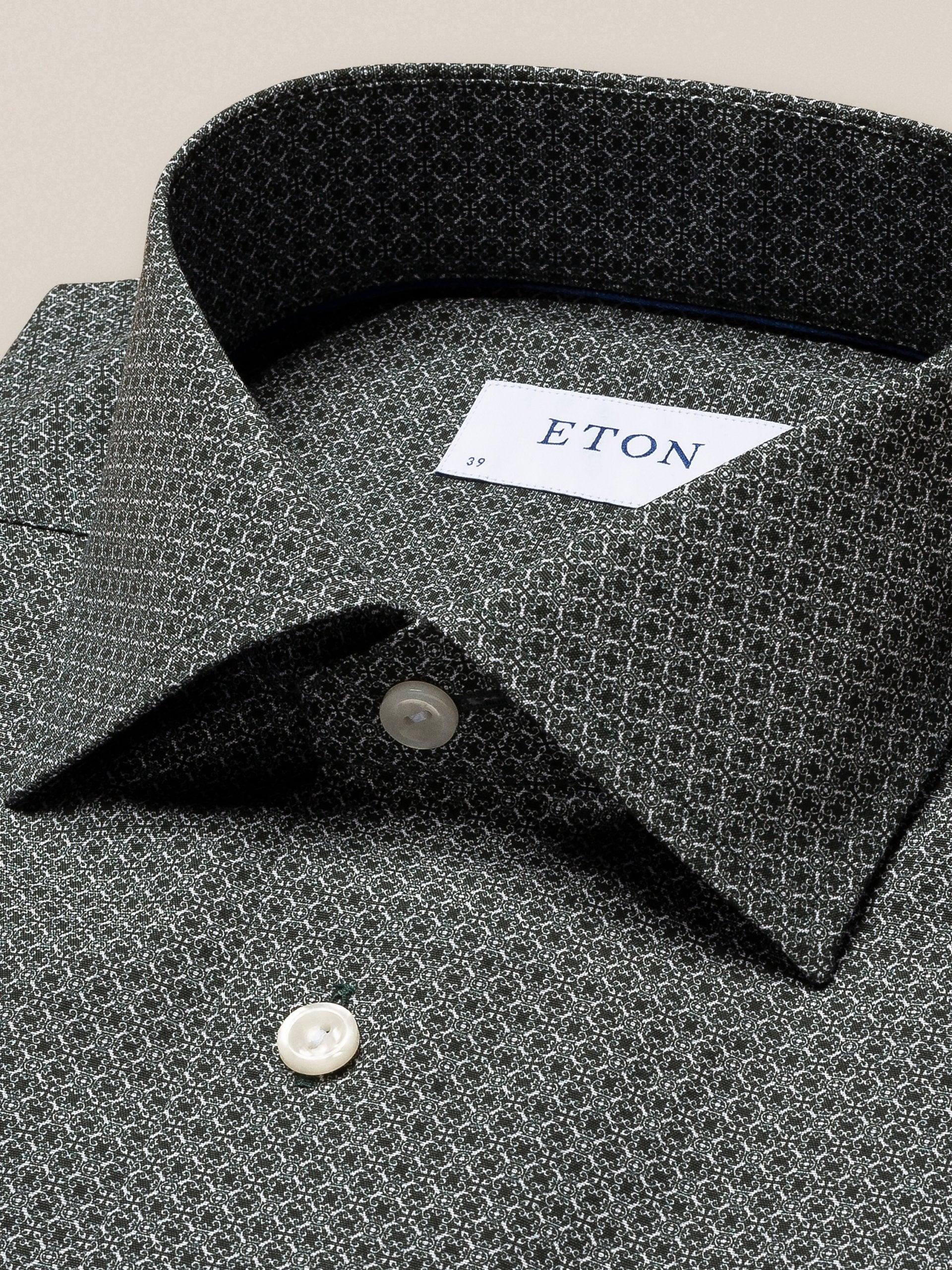Laflamme- Chemise à motifs verte - Eton