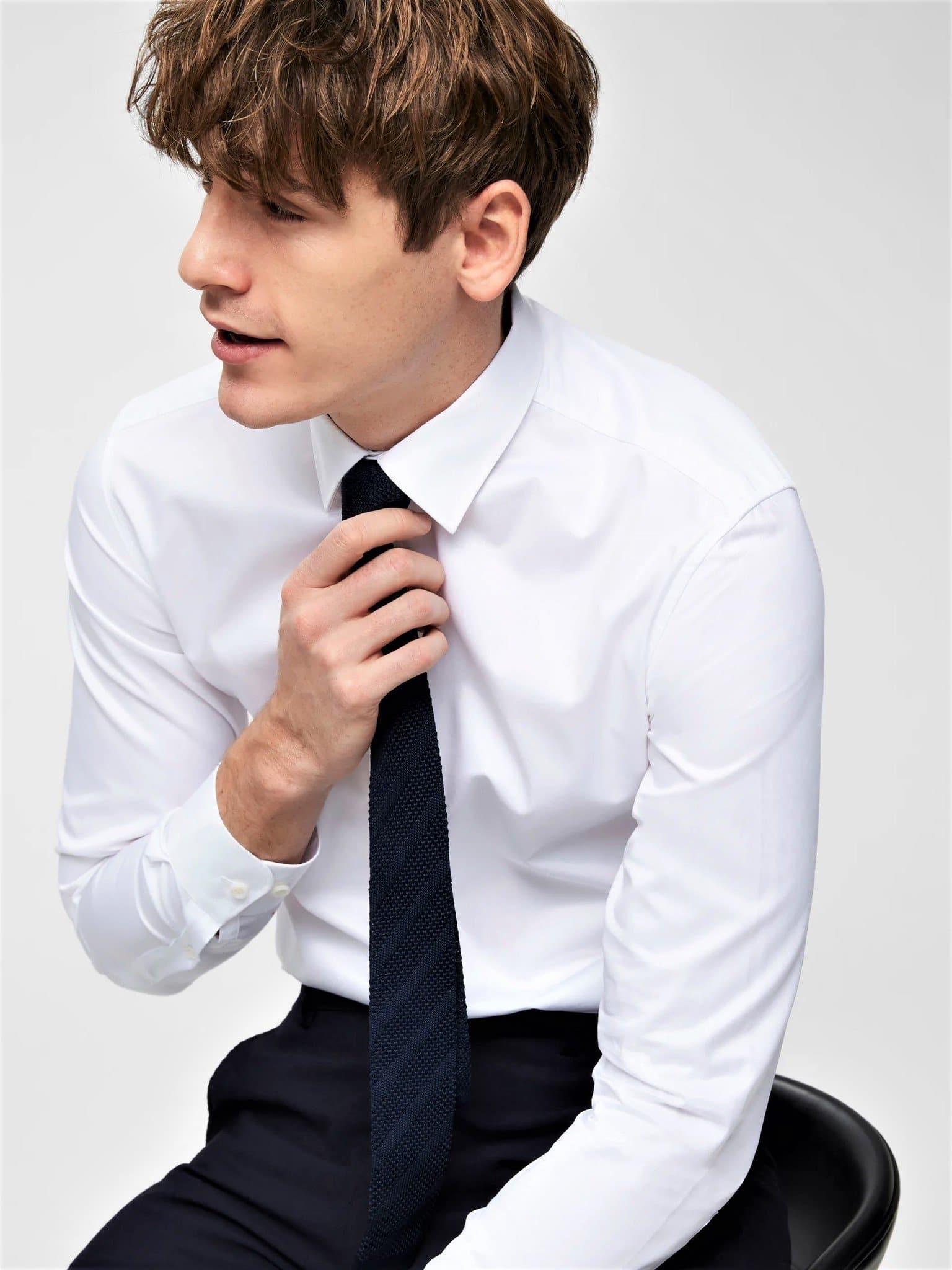 Laflamme- Chemise Blanche Slim fit - Selected