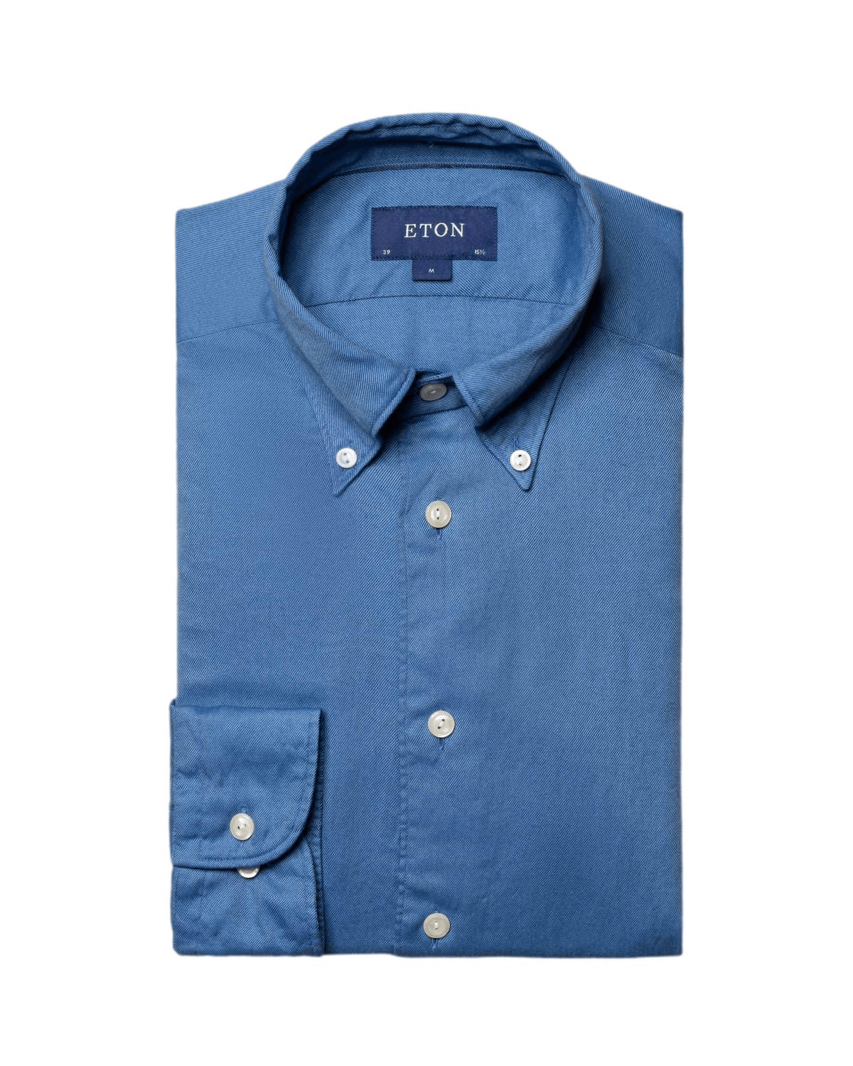 Laflamme- Chemise bleue en coton et Tencel - Eton