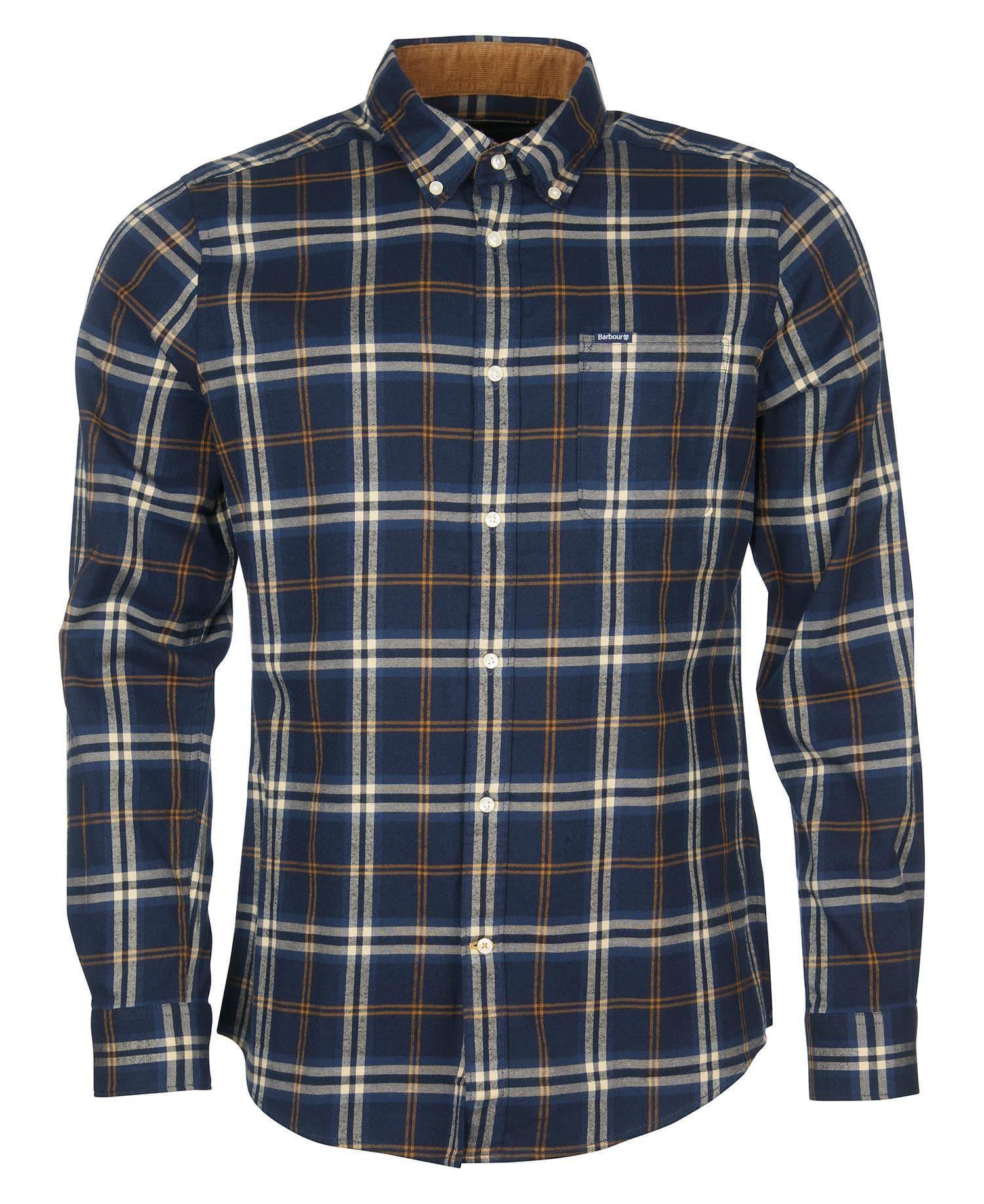 Laflamme- Chemise de flanelle bleu - Barbour