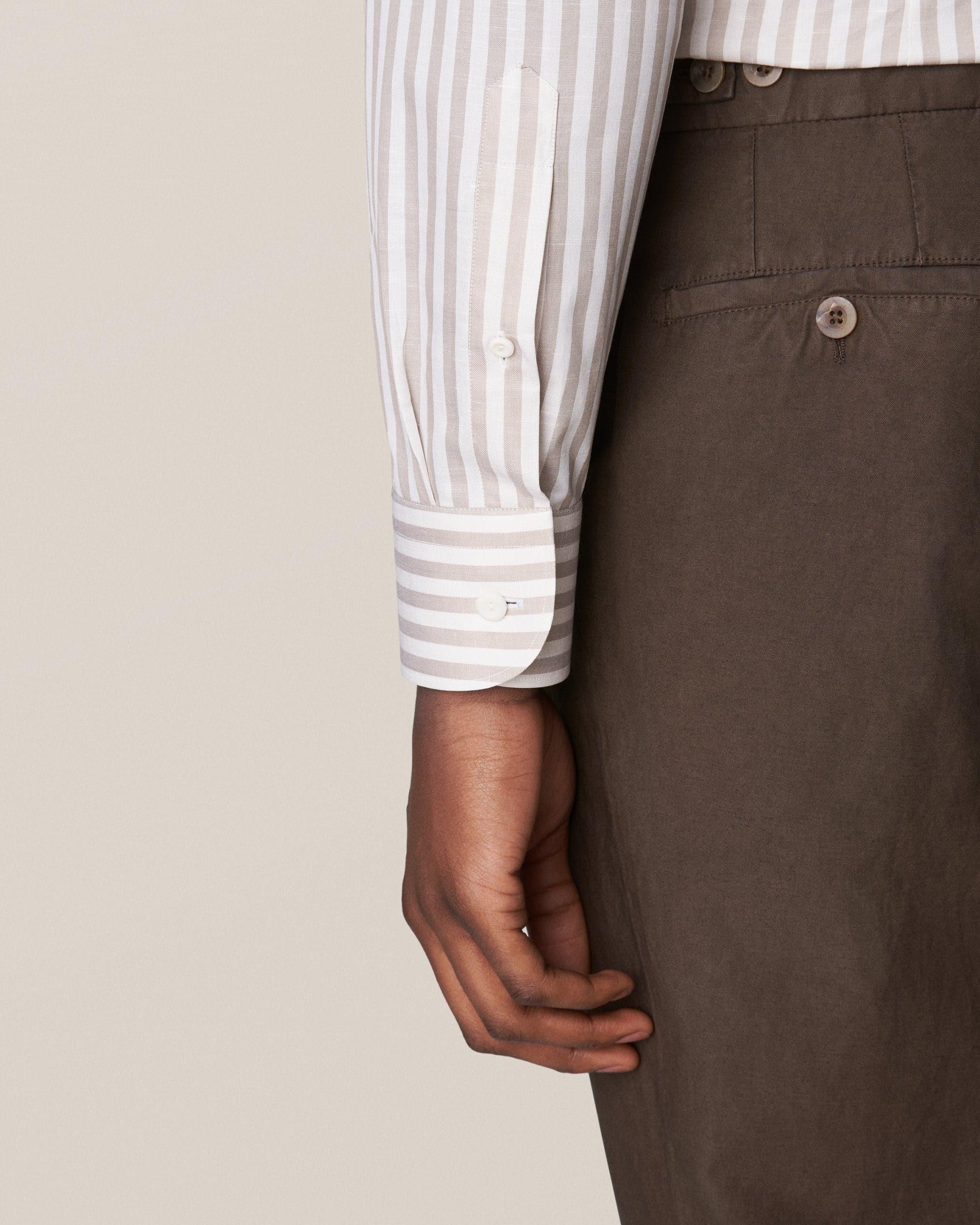 Laflamme- Chemise de lin slim - Eton