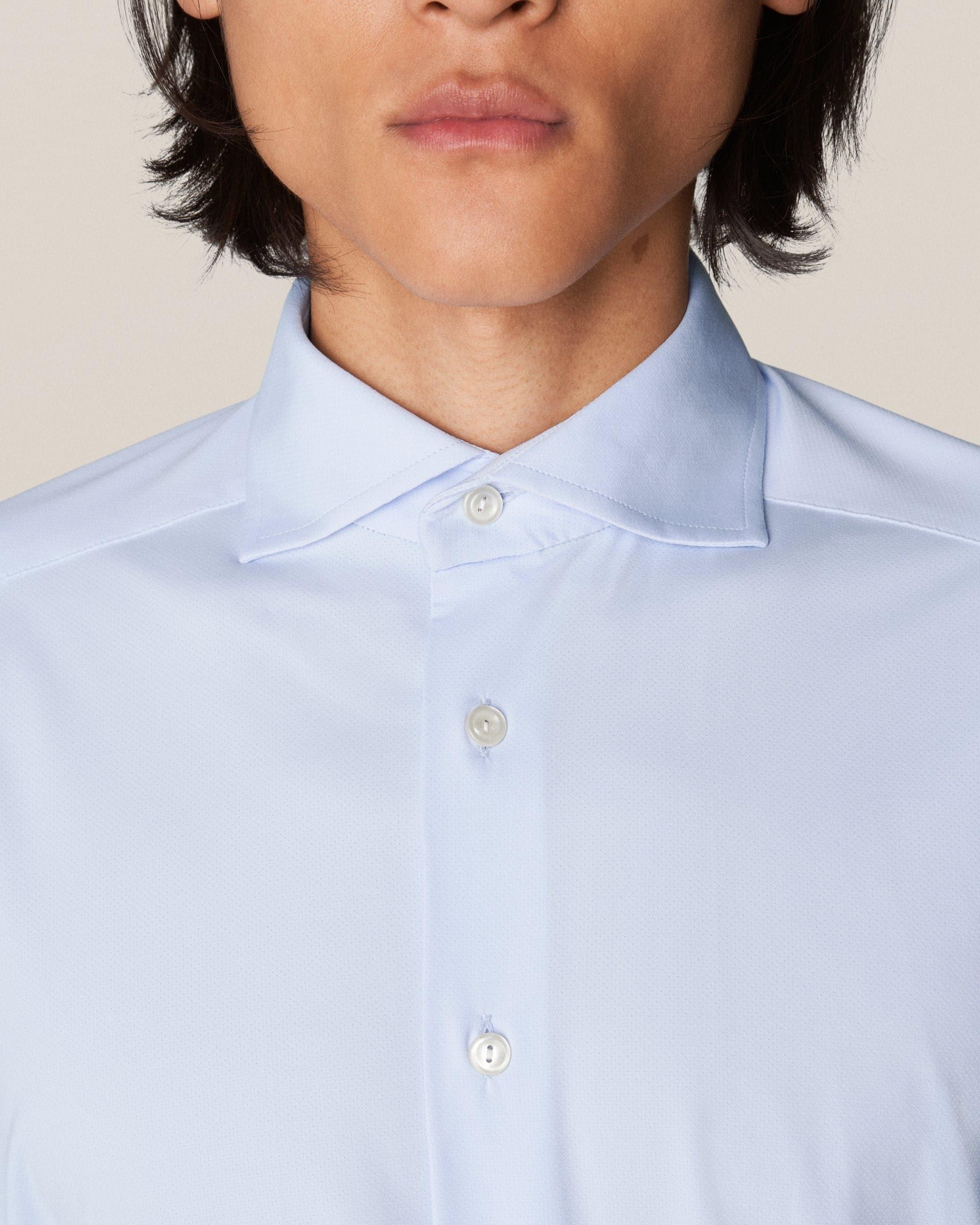 Laflamme- Chemise extensible bleu - Eton