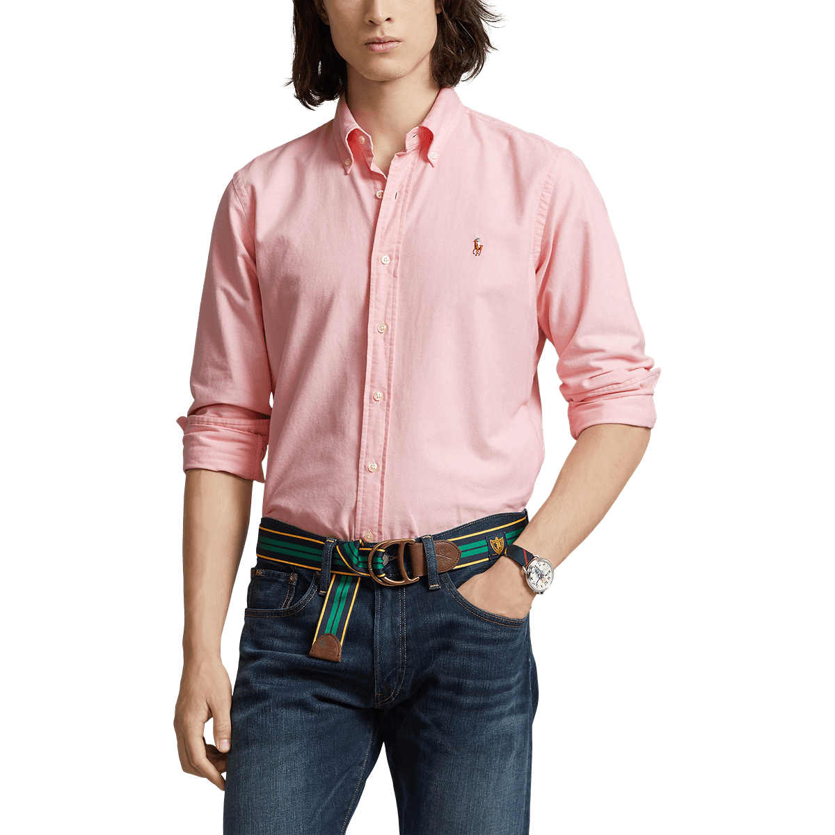 Laflamme- Chemise oxford classique aux couleurs d'été - Ralph lauren