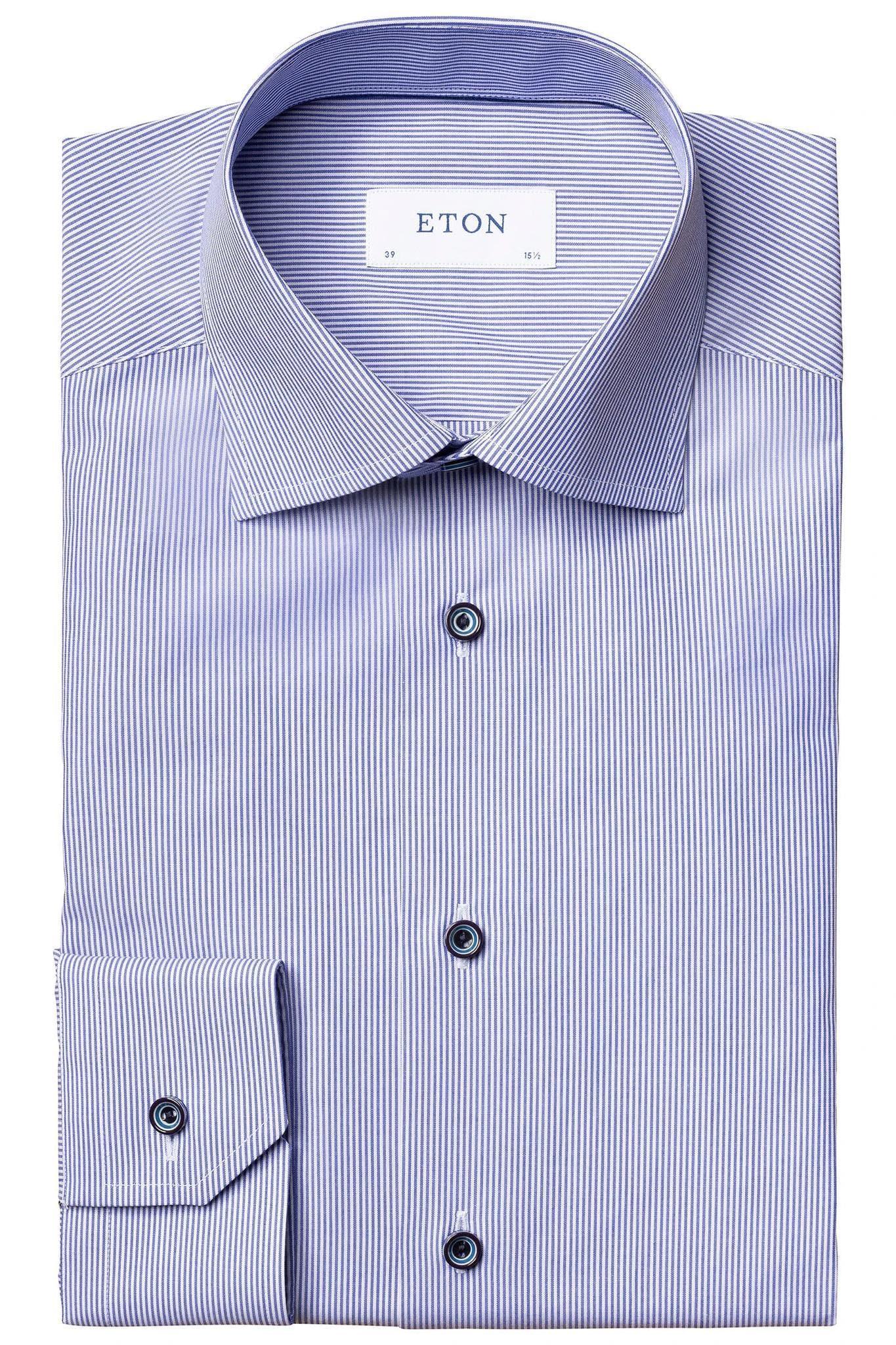Laflamme- Chemise slim lignée - Eton