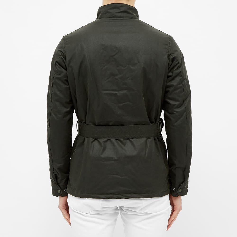 Laflamme- Manteau d'hiver International coton ciré vert - Barbour