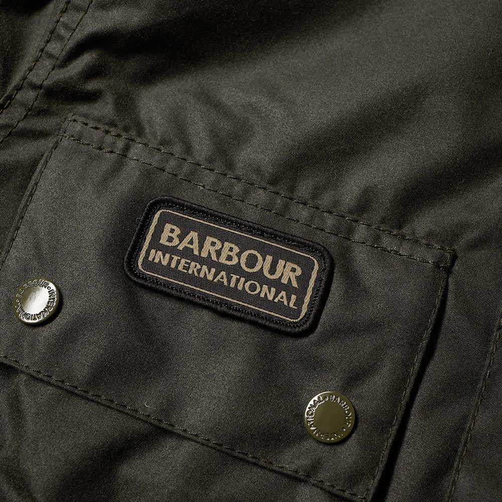 Laflamme- Manteau d'hiver International coton ciré vert - Barbour
