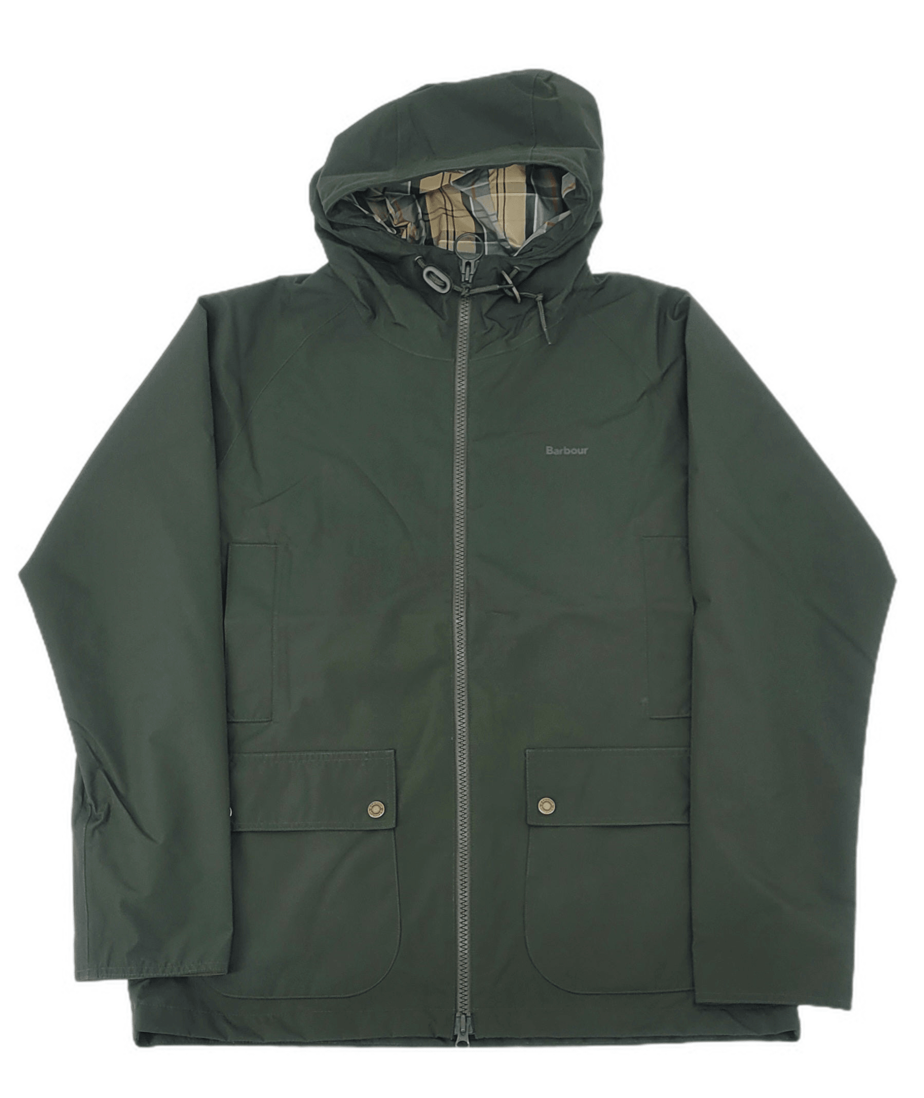 Laflamme- Manteau imperméable Hooded Dormus vert - Barbour