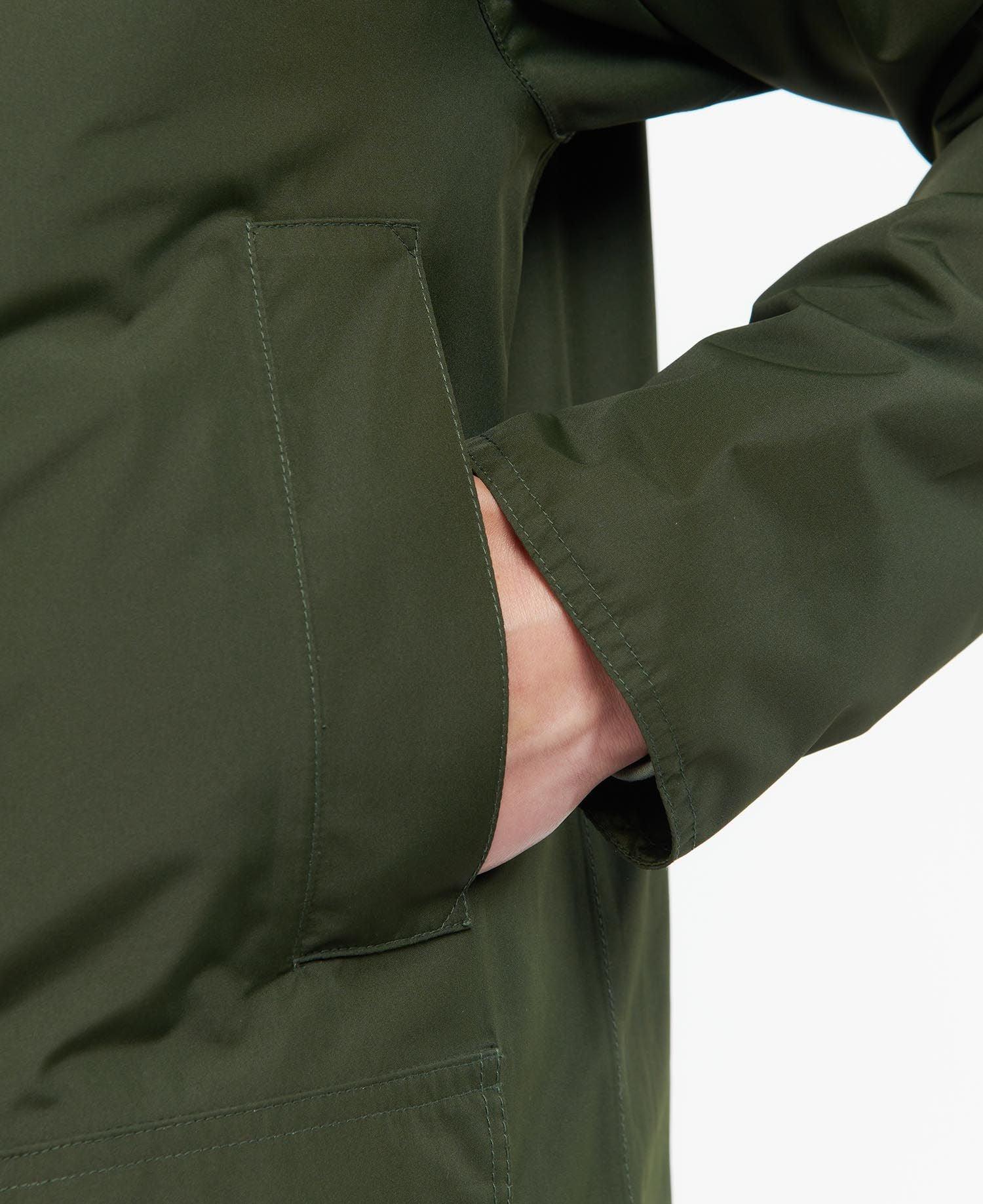 Laflamme- Manteau imperméable Hooded Dormus vert - Barbour