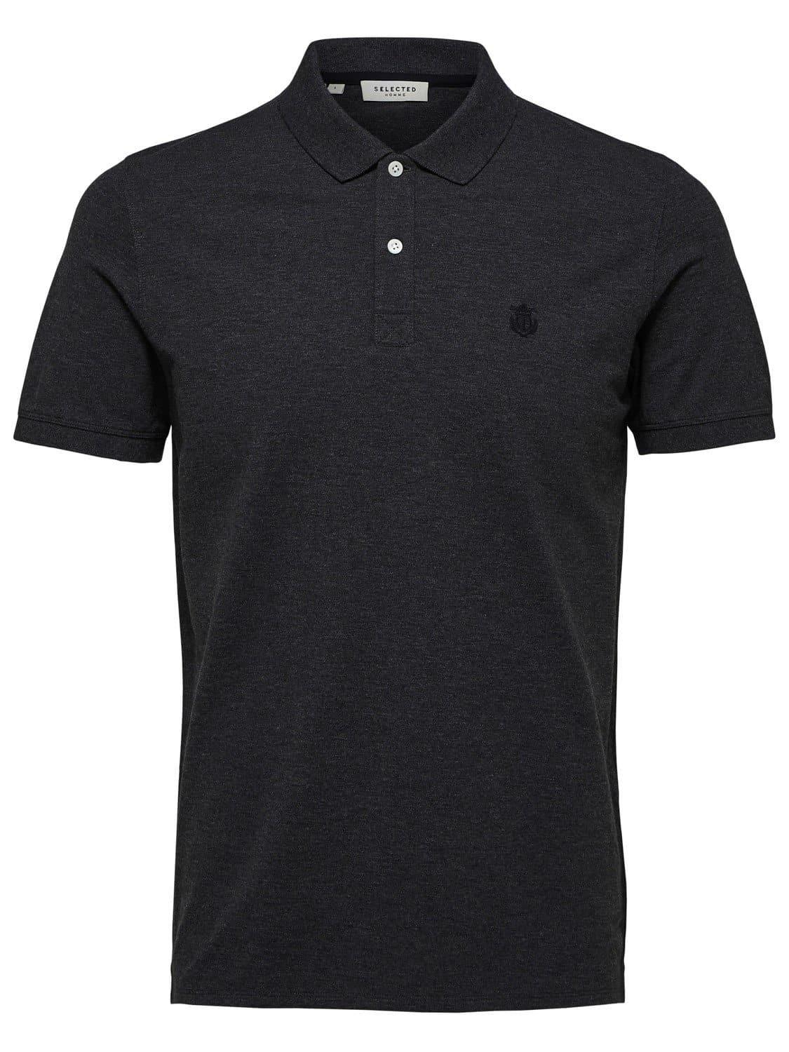 Laflamme- Polo gris chiné - Selected