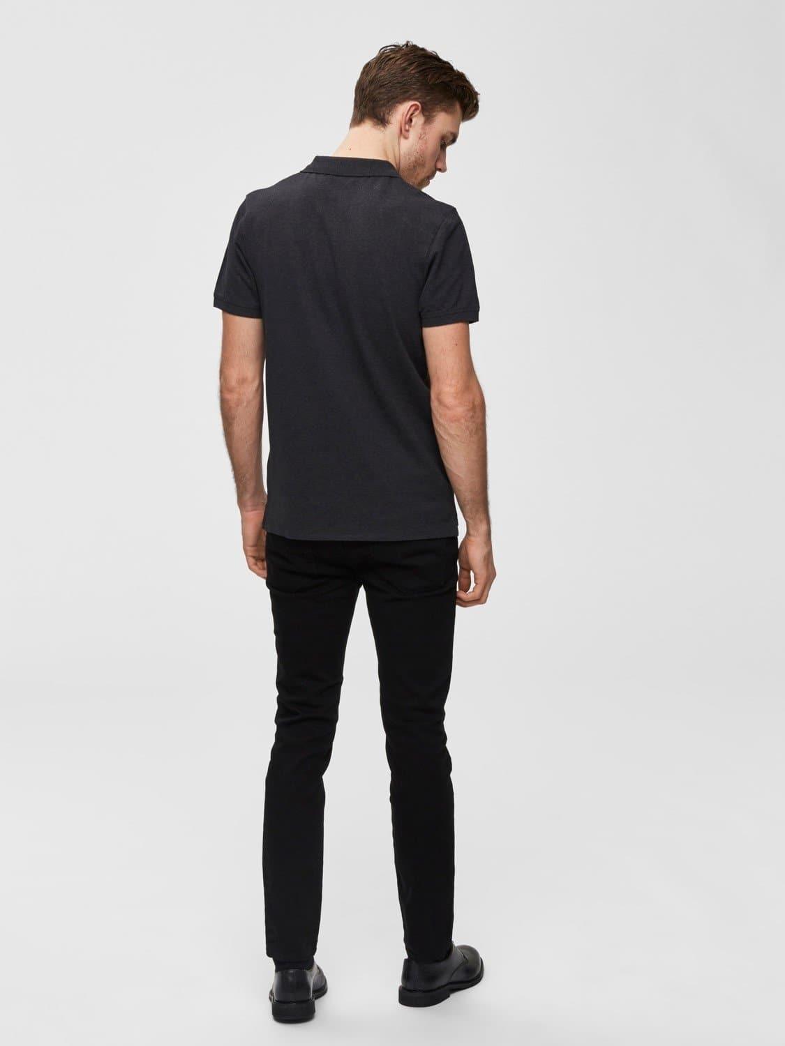 Laflamme- Polo gris chiné - Selected