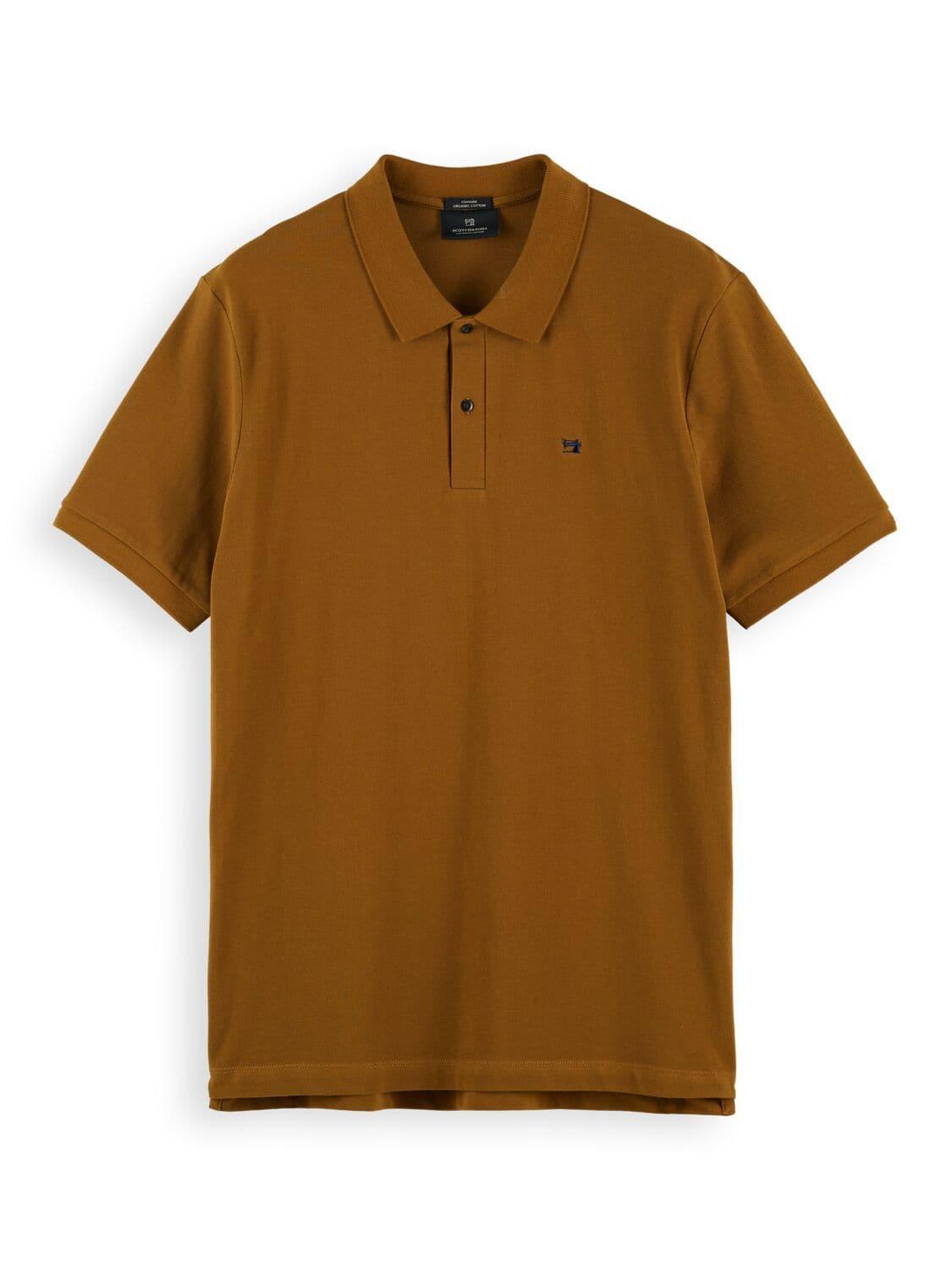 Laflamme- Polo piqué taupe - SCOTCH&SODA
