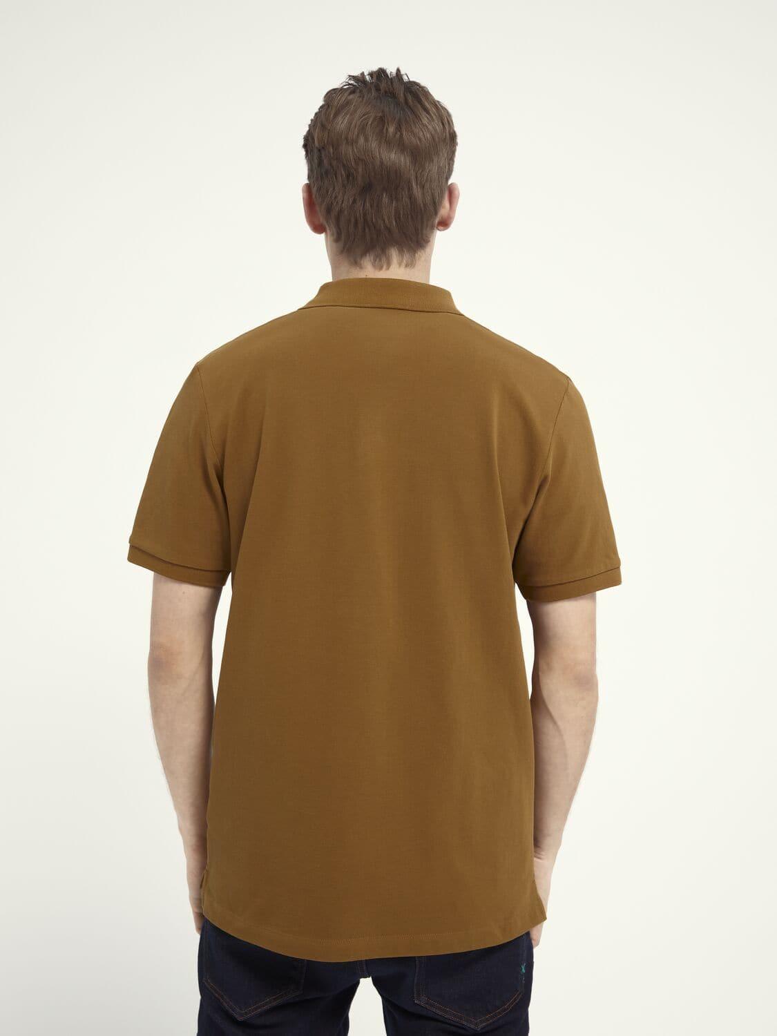 Laflamme- Polo piqué taupe - SCOTCH&SODA