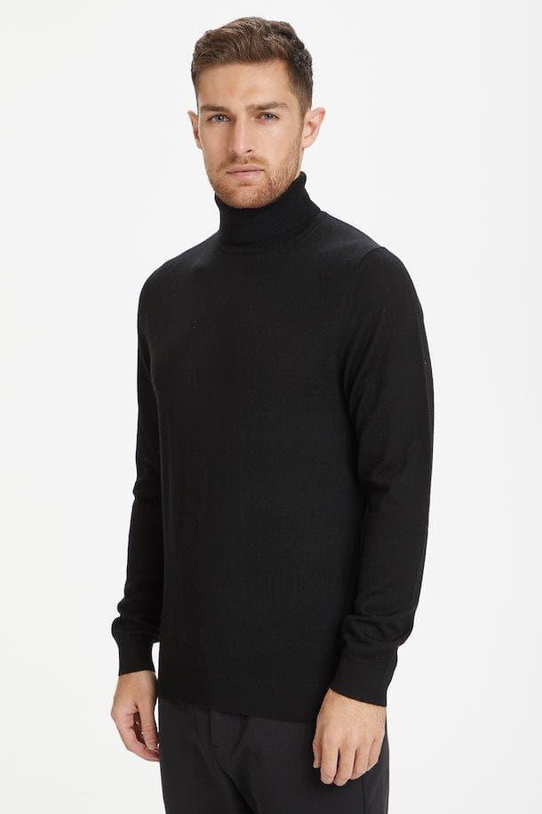 Laflamme- Pull col roulé noir - Matinique
