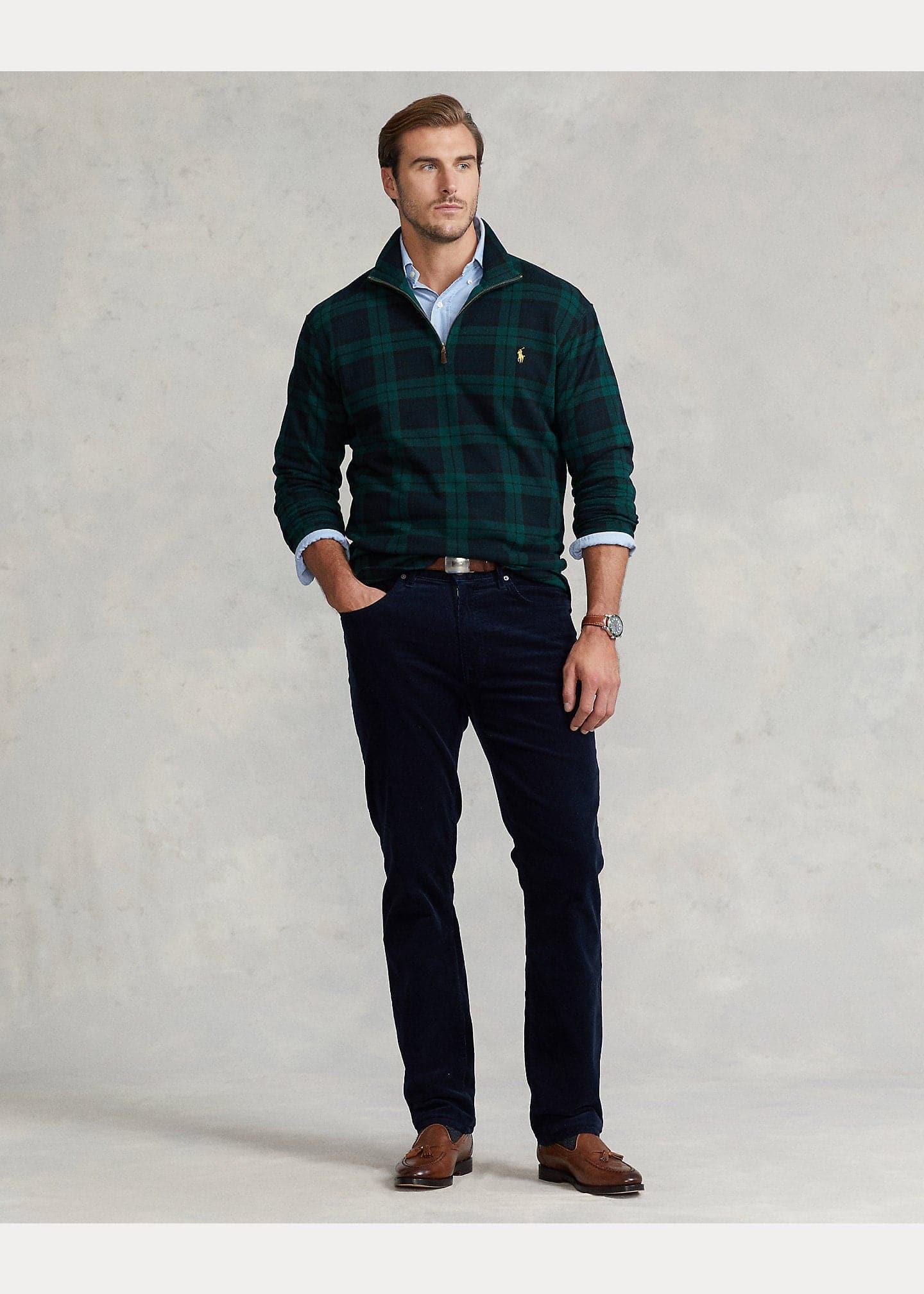 Laflamme- Pull de coton à zip - Ralph lauren