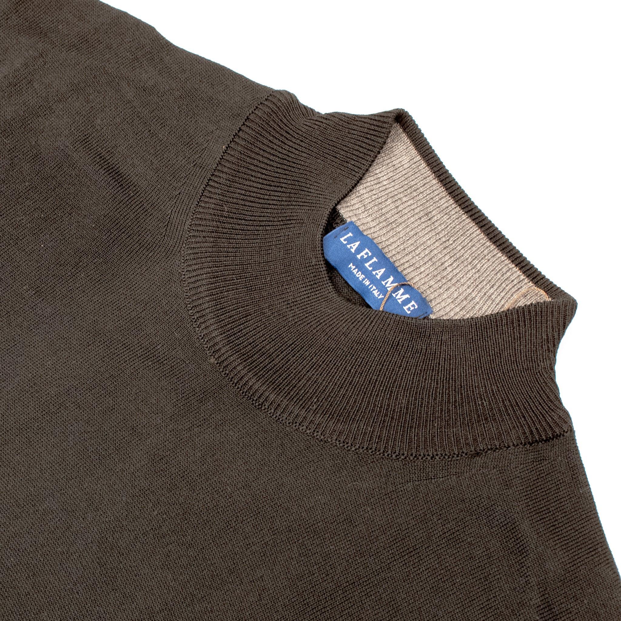 Laflamme- Pull de laine à col mock - Laflamme & cie