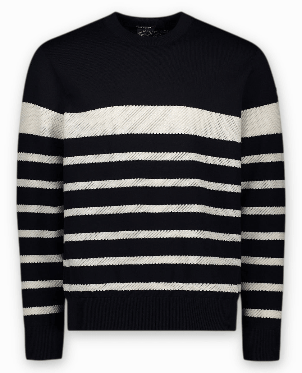 Laflamme- Pull de laine maritime marine - Paul & Shark