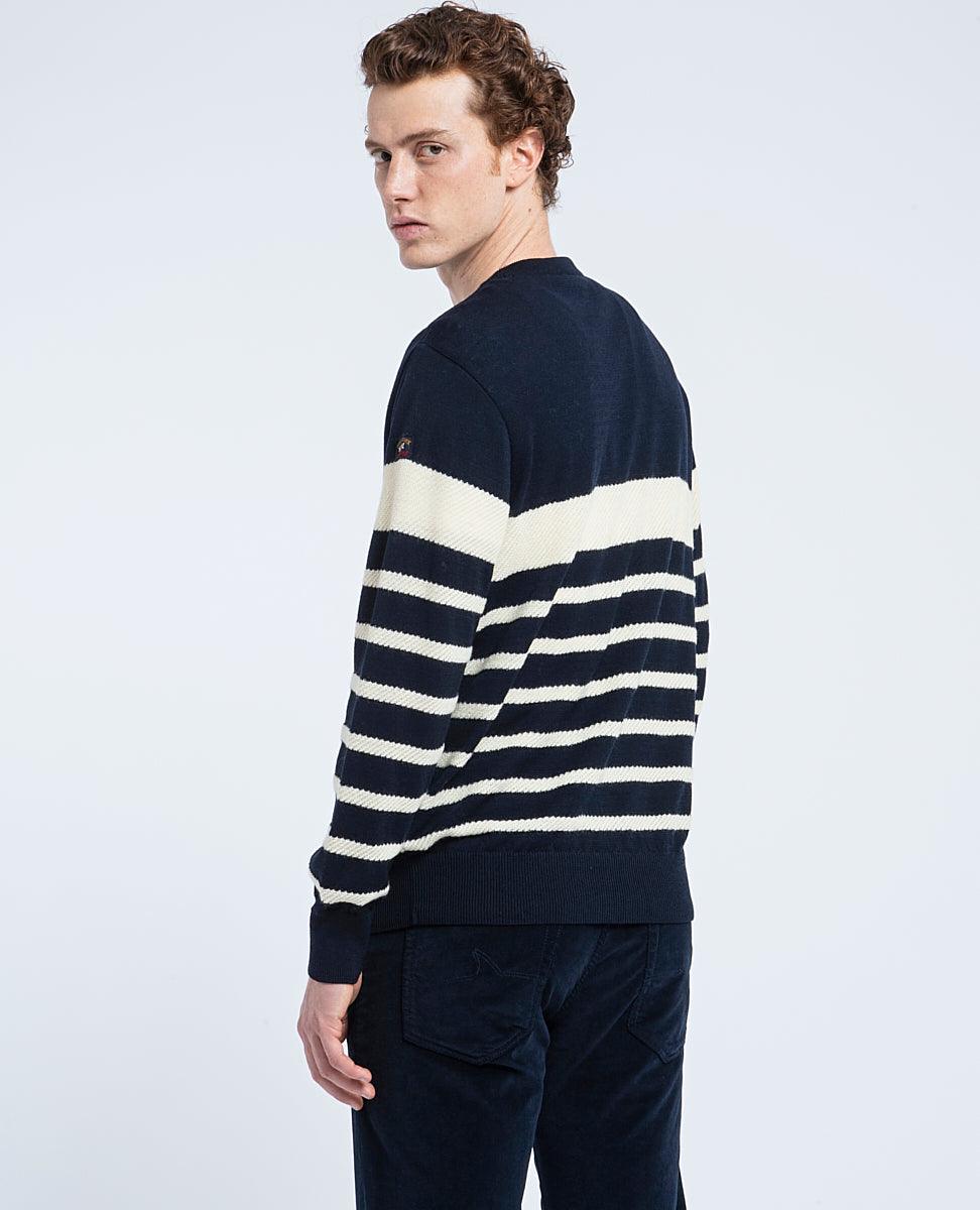 Laflamme- Pull de laine maritime marine - Paul & Shark