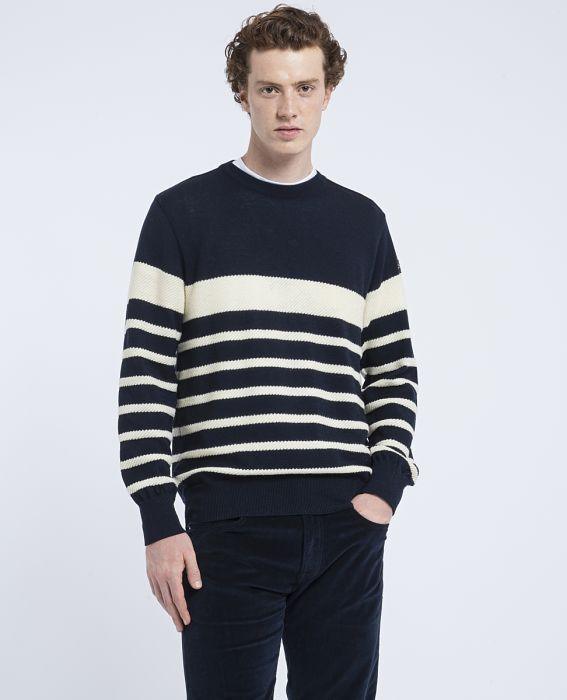 Laflamme- Pull de laine maritime marine - Paul & Shark